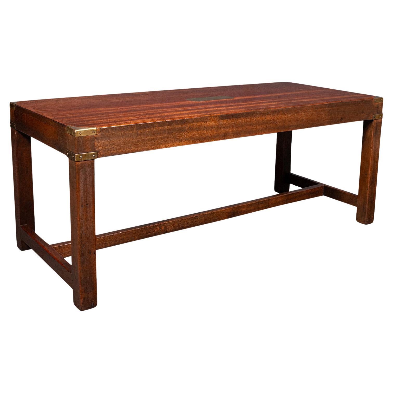 Table basse vintage, Anglais, Campaign Taste, Lounge, Centre, Art Deco, C.1930 en vente