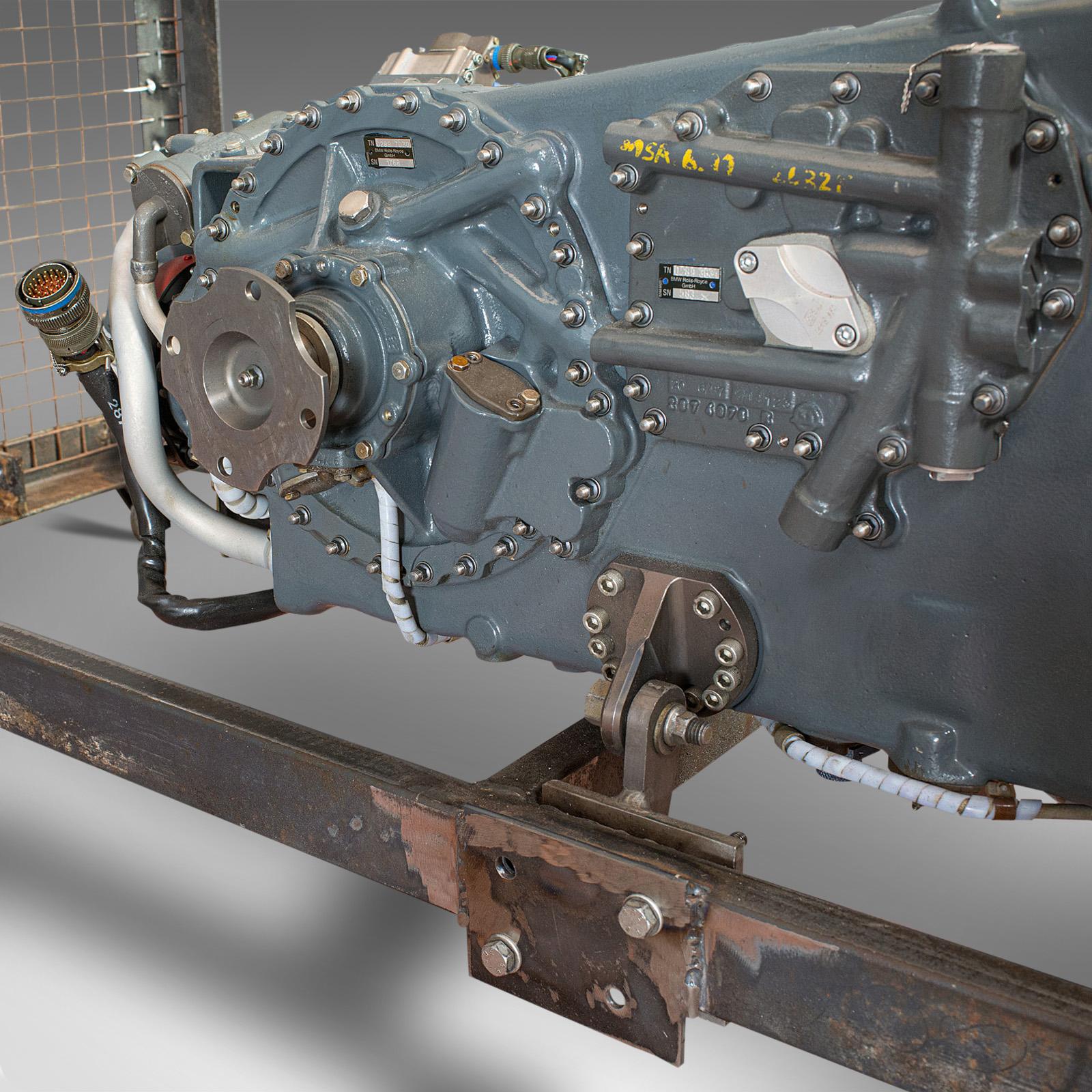 Vintage Coffee Table, English, Industrial Taste, RAF Tornado, Aviation Gearbox 5