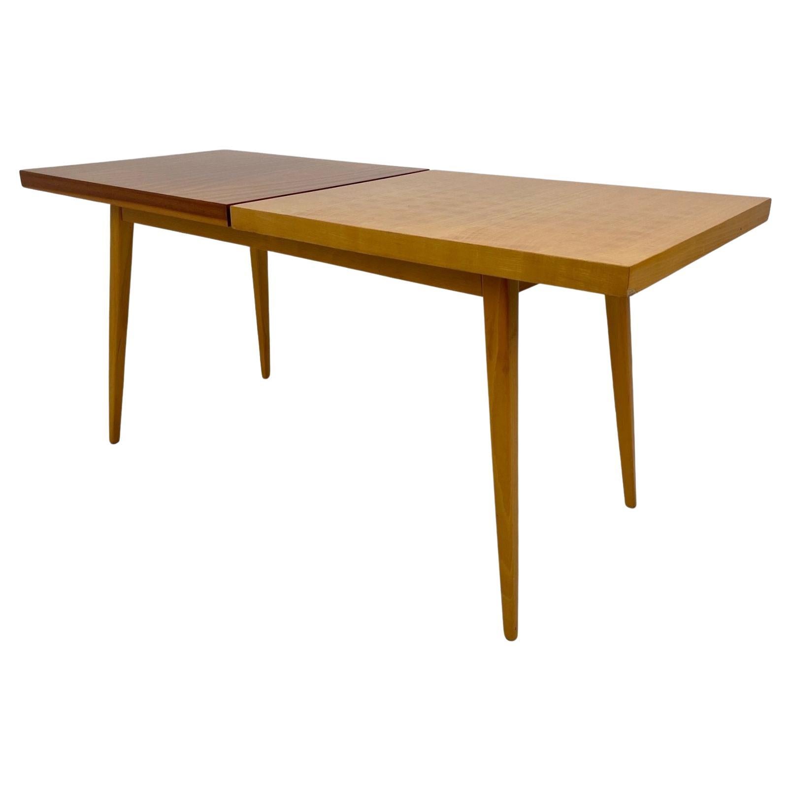 Vintage Coffee Table in Gloss Finish from Czechoslovakia, 1960's For Sale