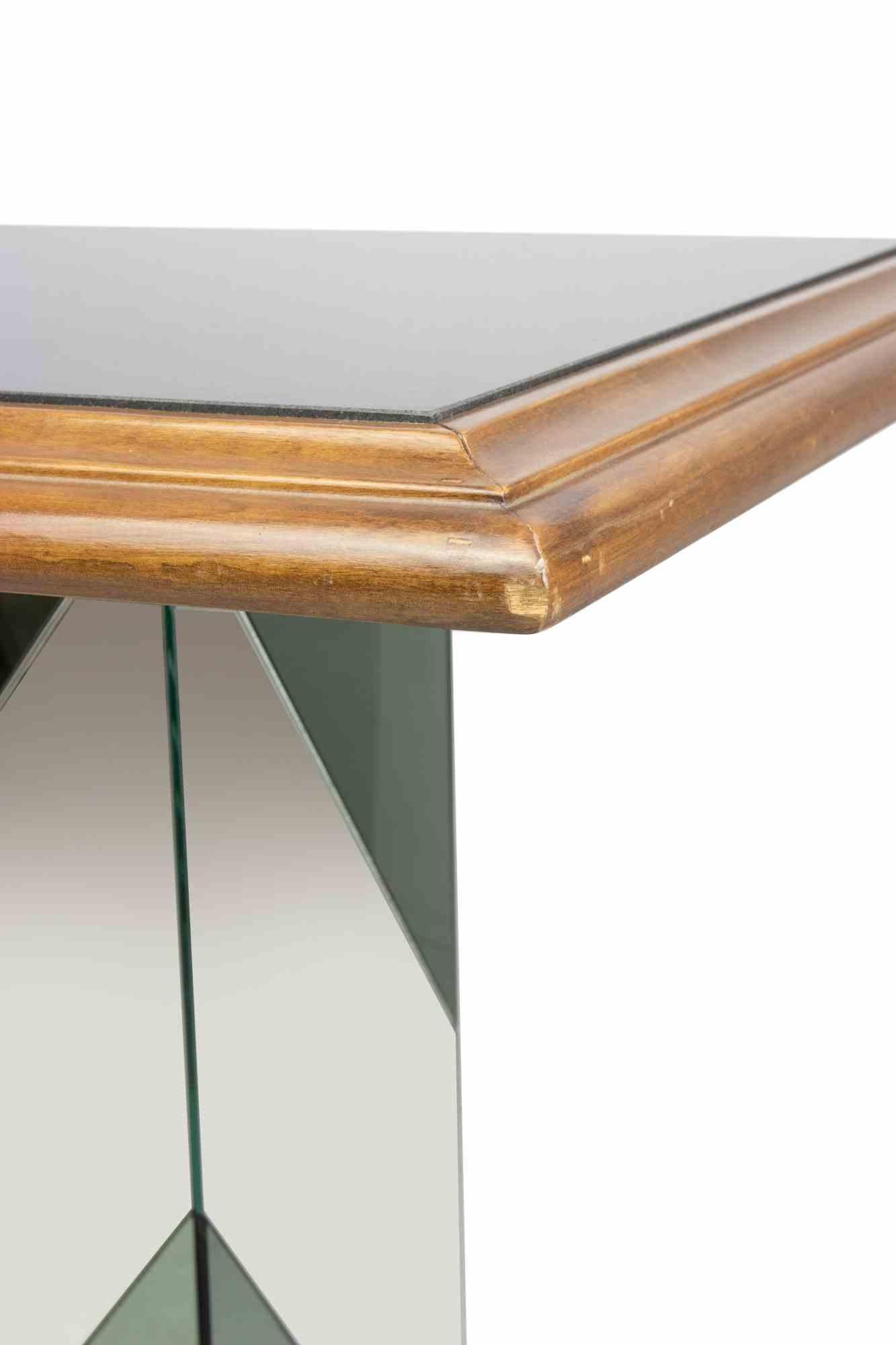 Fin du 20e siècle Table basse vintage dans le style Art déco, Italie, années 1970 en vente