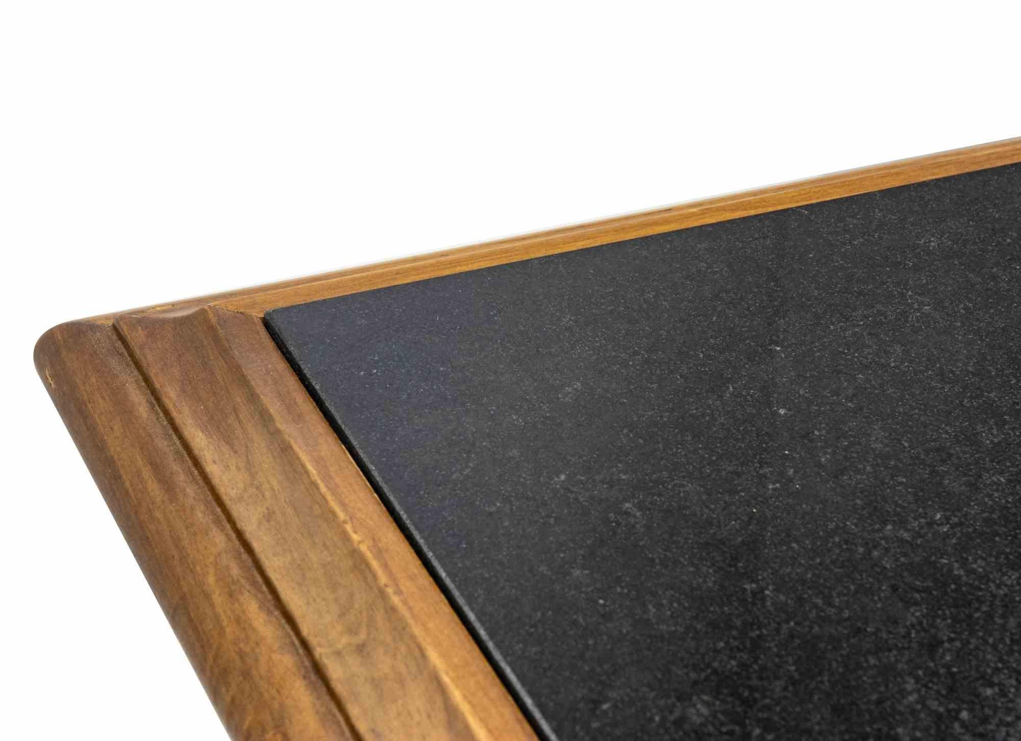 Métal Table basse vintage dans le style Art déco, Italie, années 1970 en vente