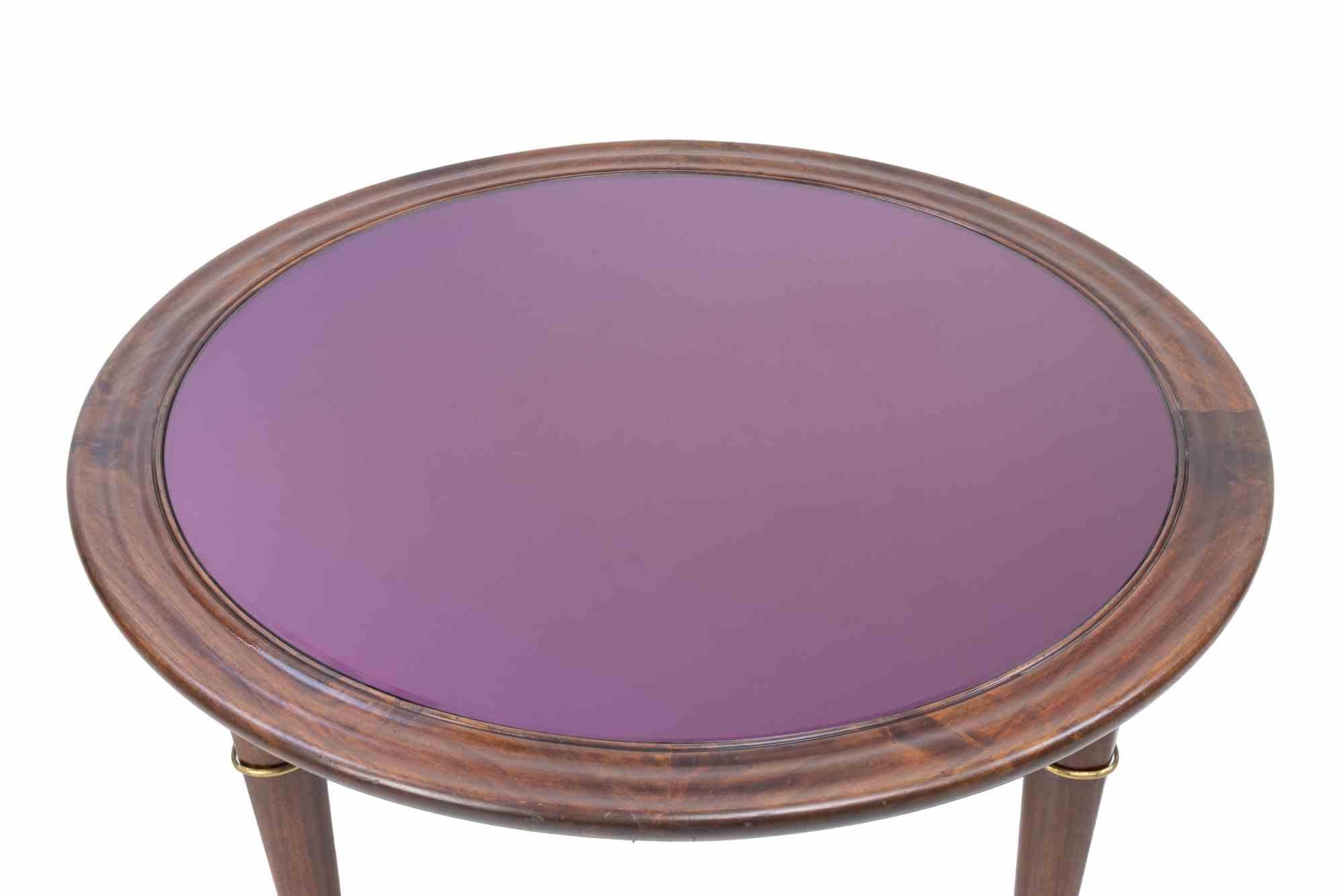 Milieu du XXe siècle Table basse vintage dans le style de Paolo Buffa, Italie, années 1950 en vente