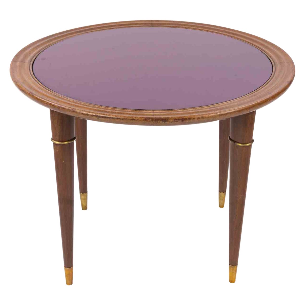 Table basse vintage dans le style de Paolo Buffa, Italie, années 1950