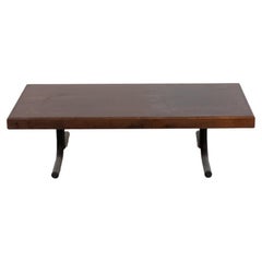 Vintage Coffee Table in Wood by Osvaldo Borsani for Tecno