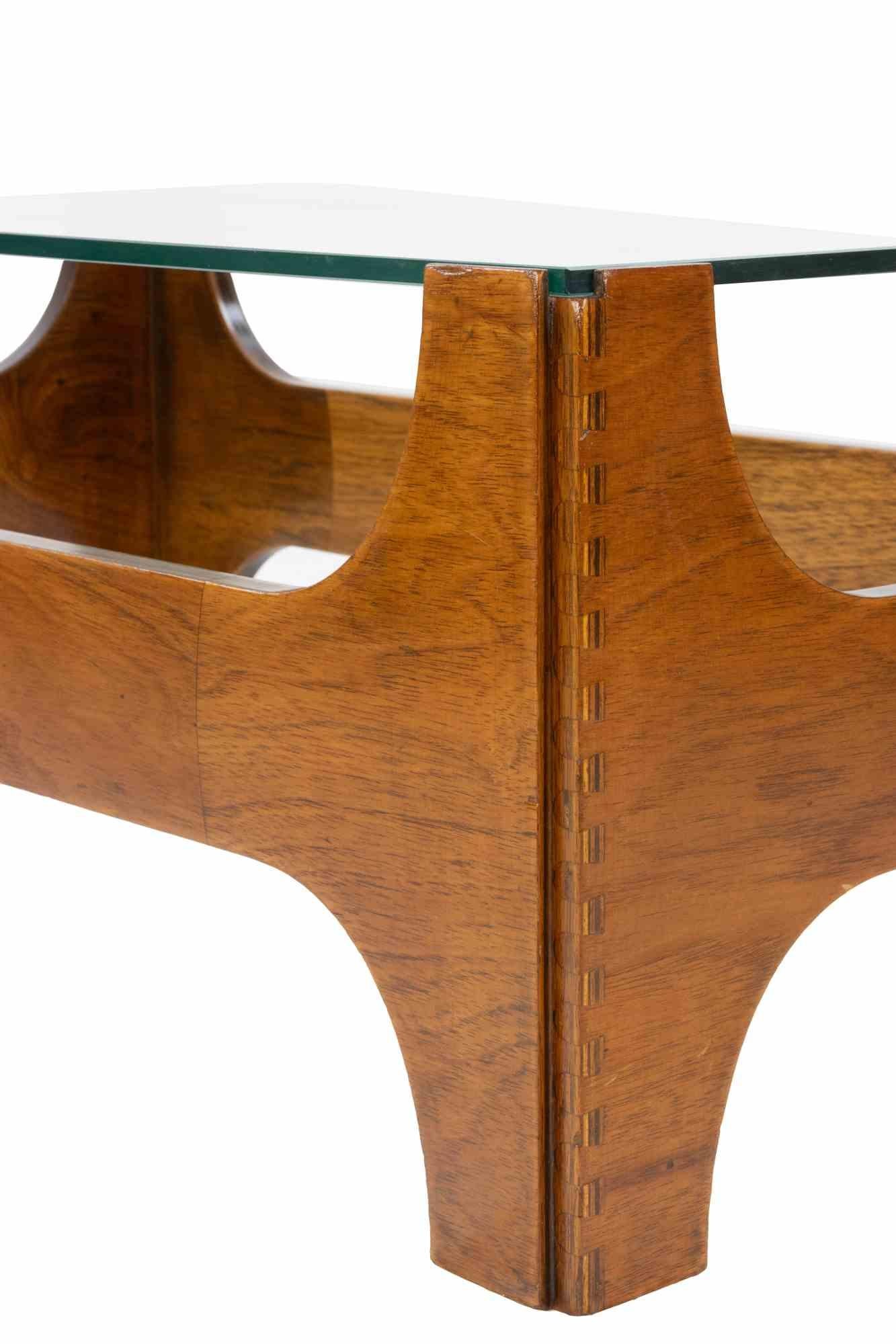 Couchtisch im Vintage-Stil, italienische Produktion, 1960er Jahre (Holz)