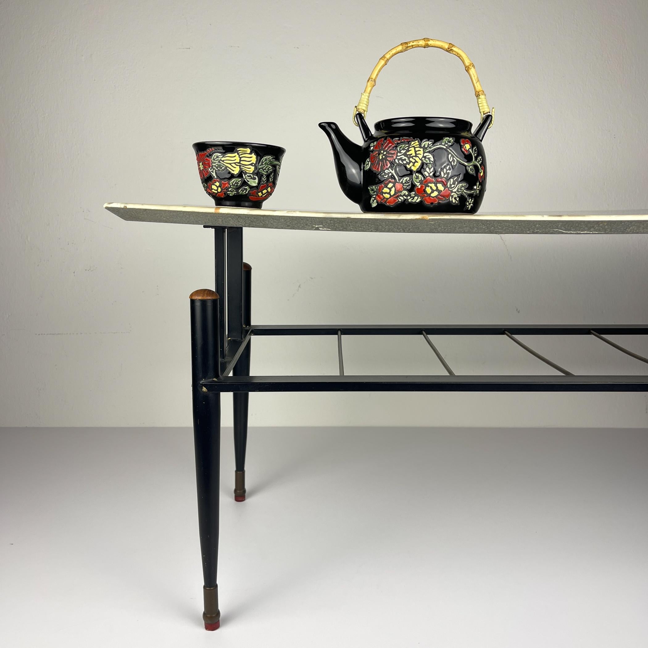 Mesa de centro vintage Italia años 50 en venta 6