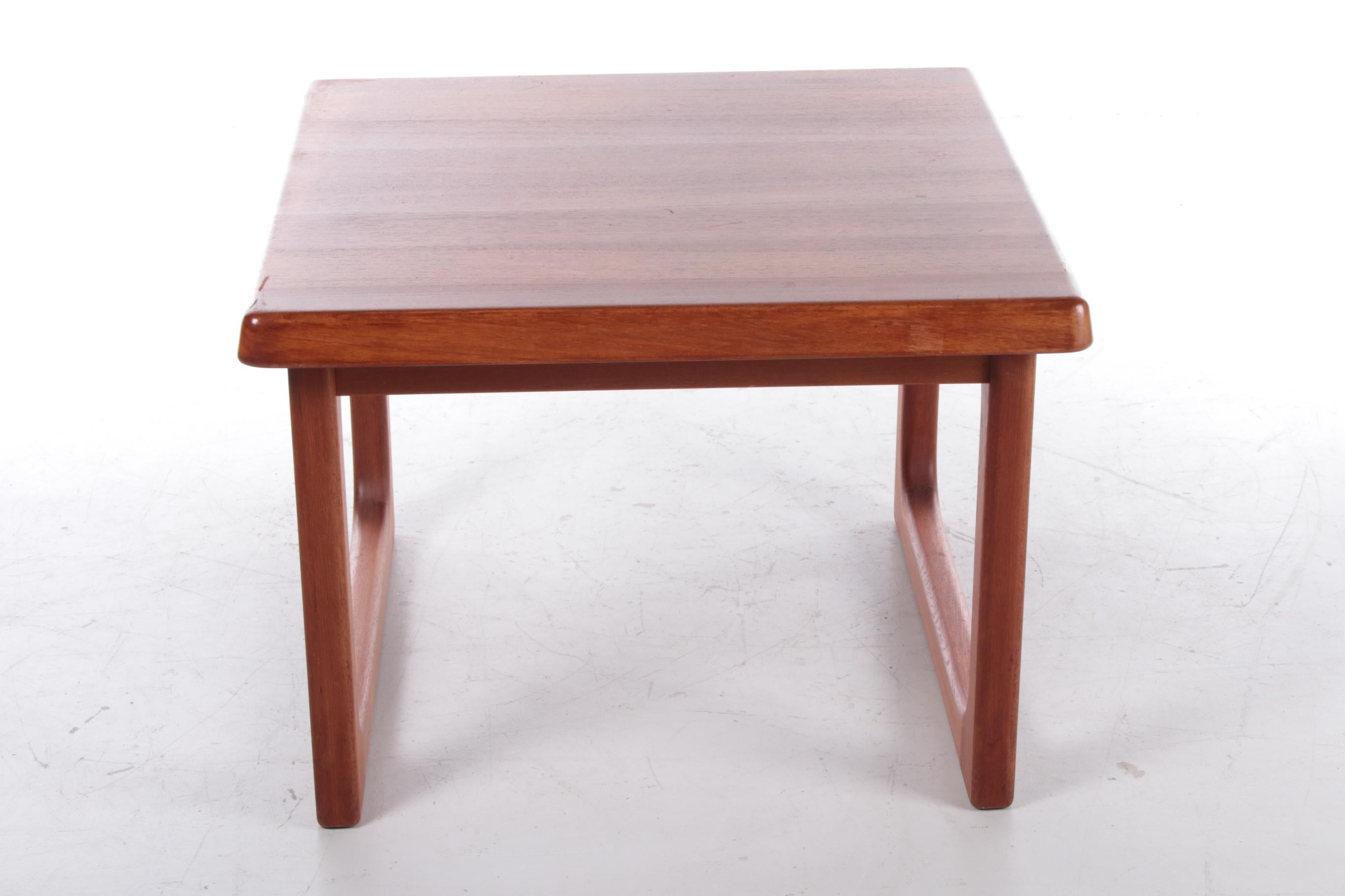 Late 20th Century Vintage Coffee Table Niels Bach for Randers Denmark, 1970s For Sale