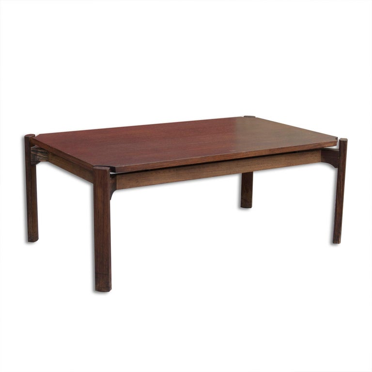 Vintage Coffee Table, Osvaldo Borsani Attribute, 1970´s In Good Condition For Sale In Prague 8, CZ