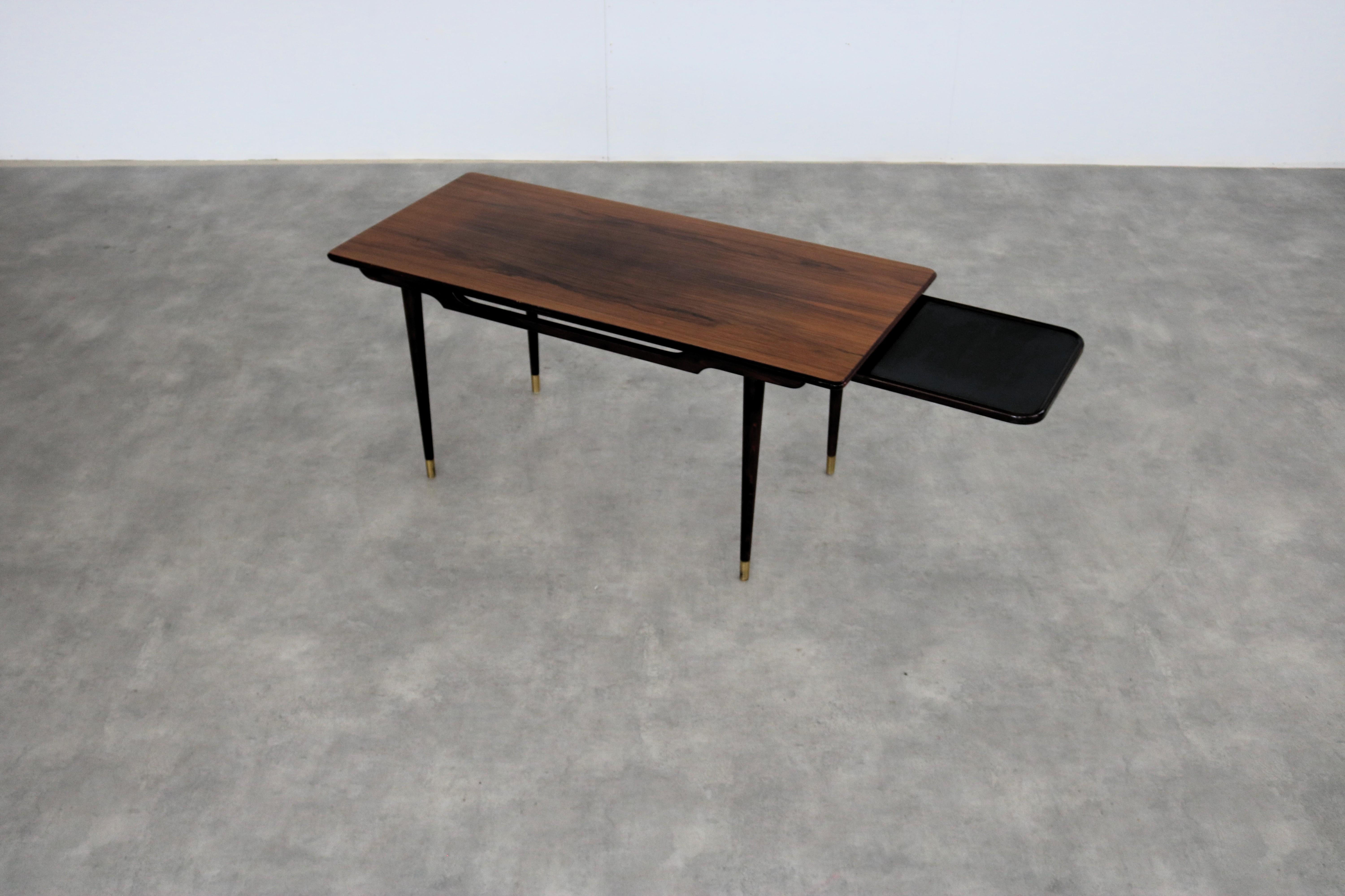 Brass Vintage coffee table  table  1960s  Sweden For Sale