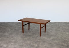 Vintage Swedish Coffee Table, Teak Wood, 1960s Design, Good Condition