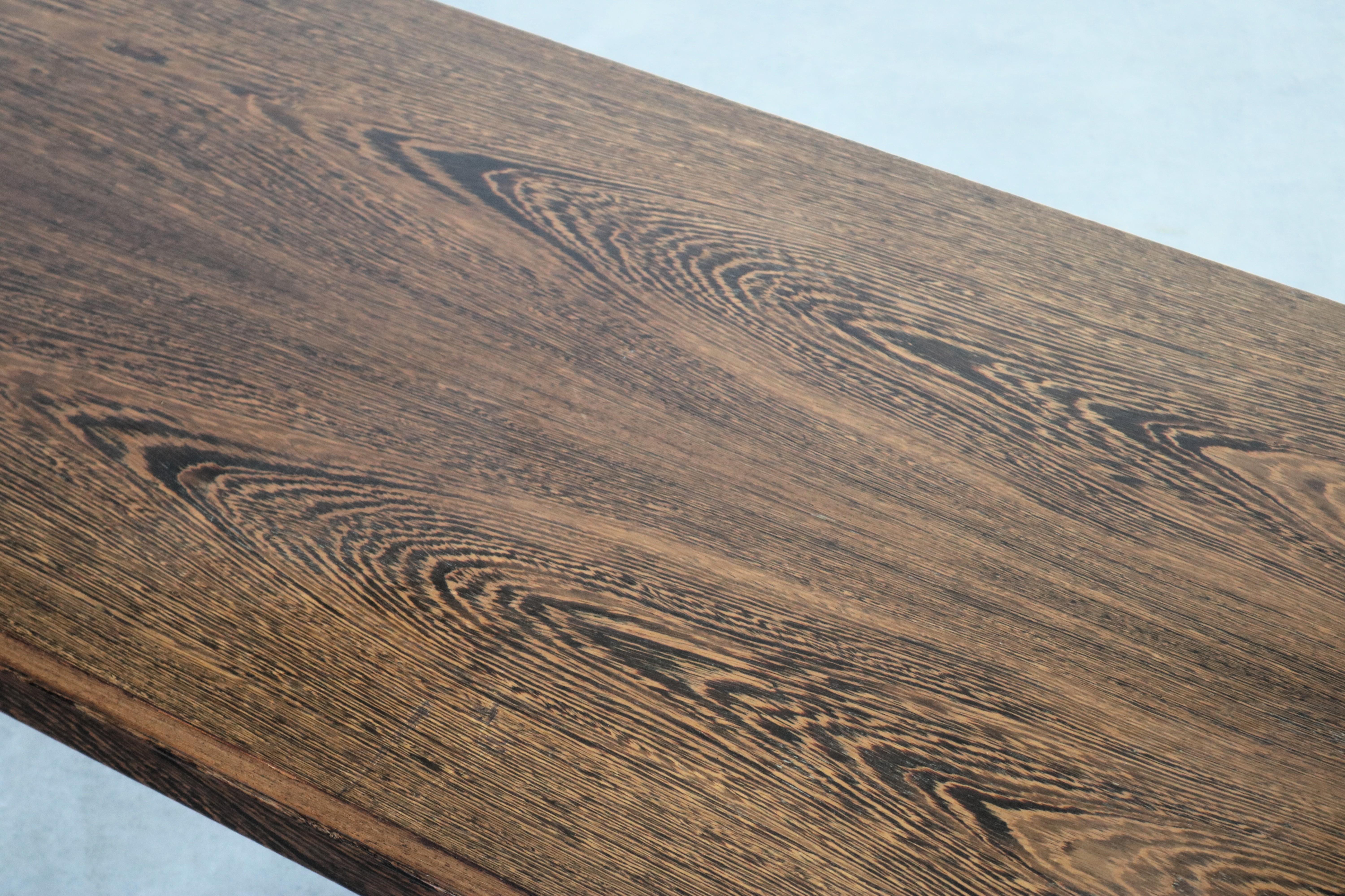 Vintage-Couchtisch  Tabelle  60s  Wenge im Angebot 1