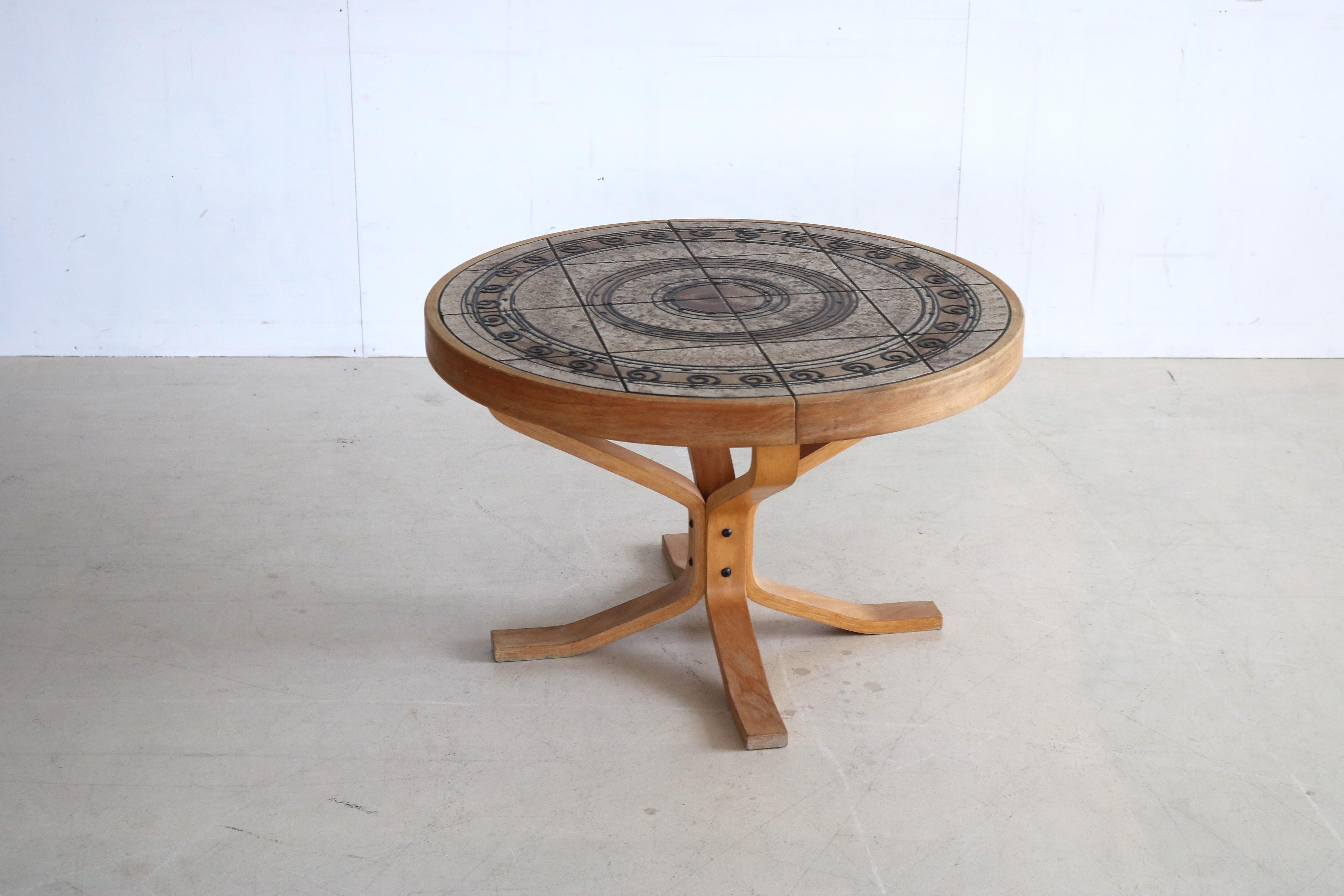 Danish Vintage Coffee Table Table H.M. Sofaborde Denmark