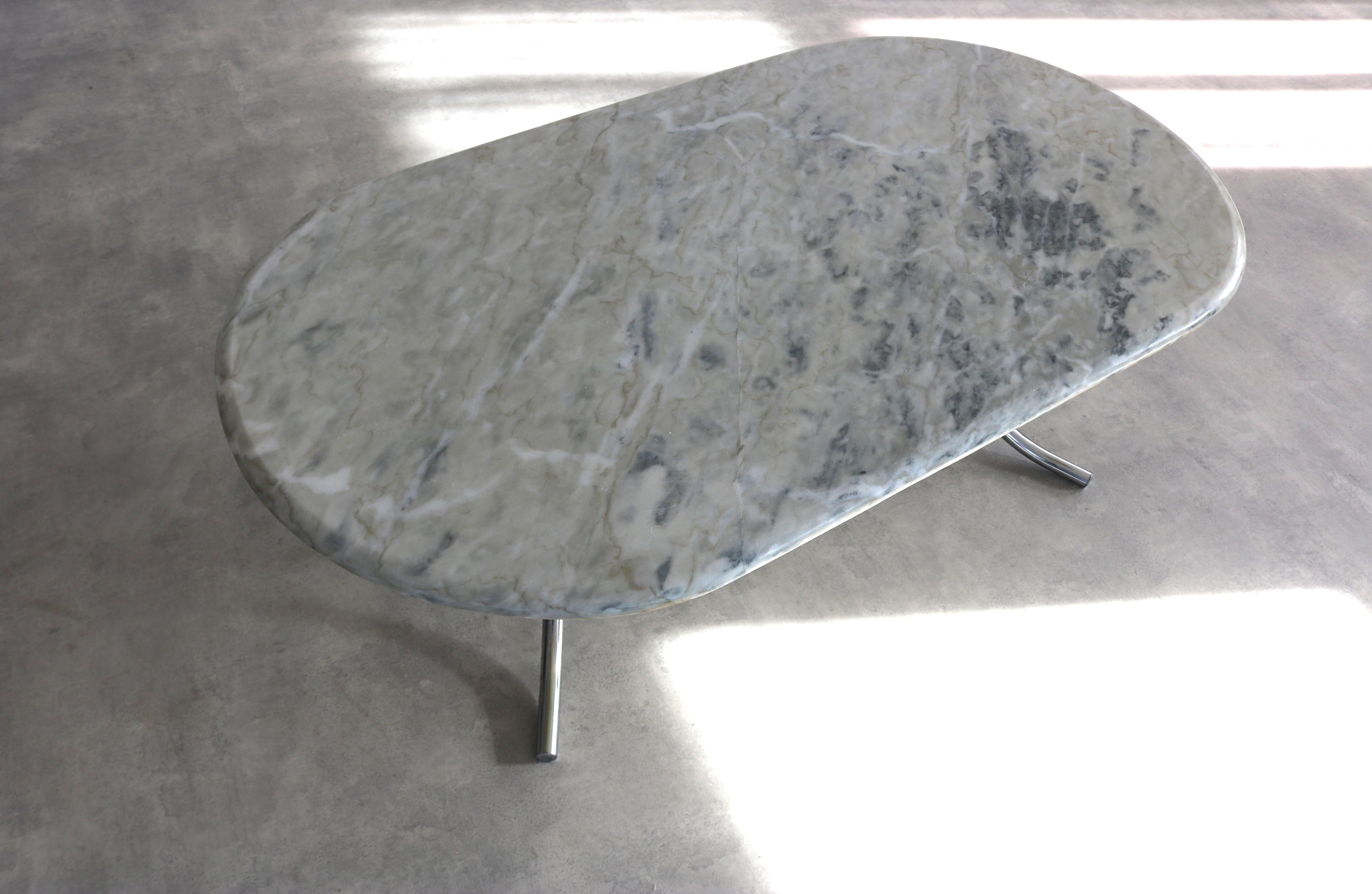 vintage coffee table  table  marble  Swedish  For Sale 1