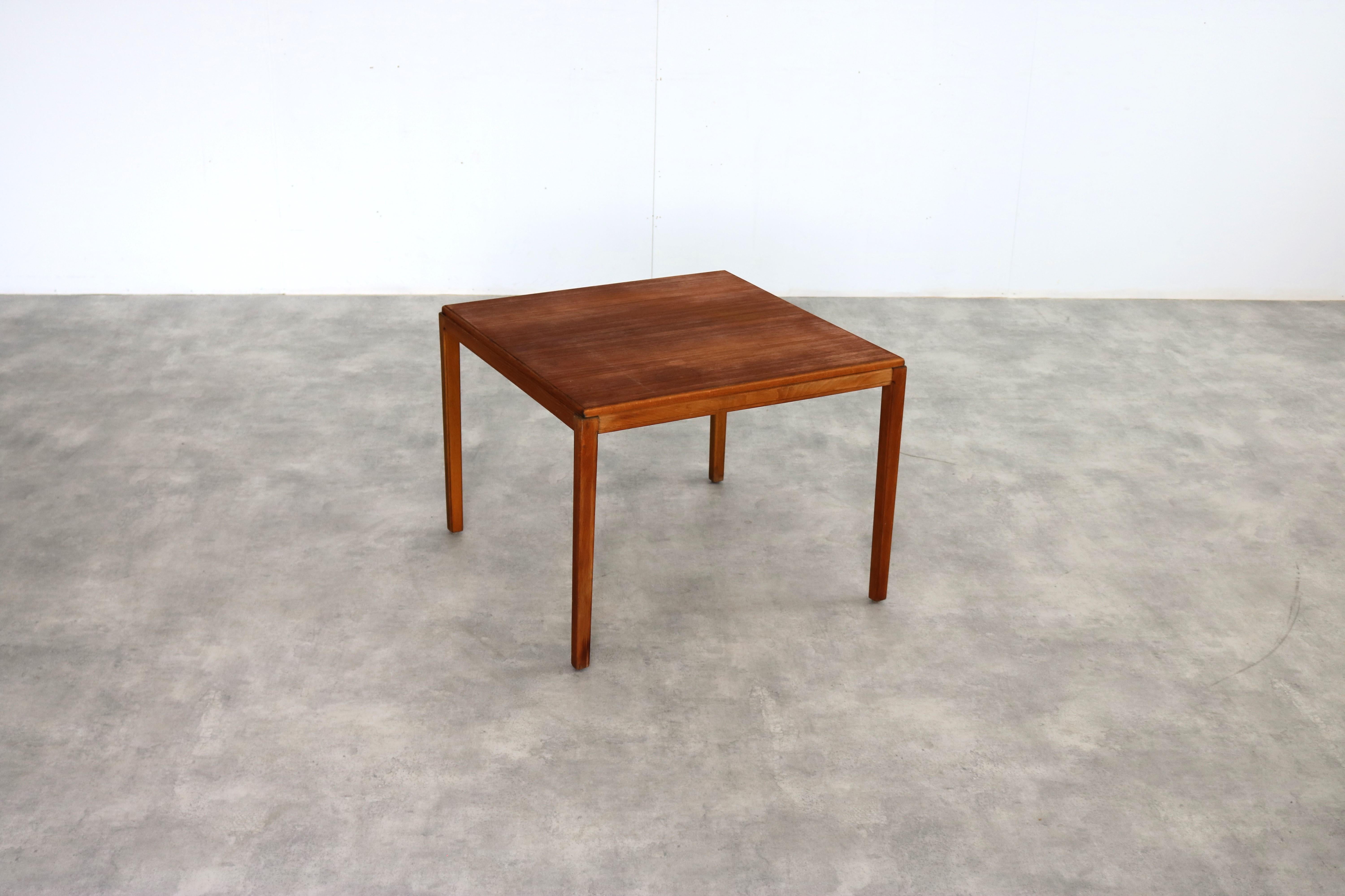 Suédois table basse vintage  tableau  teck  60's en vente
