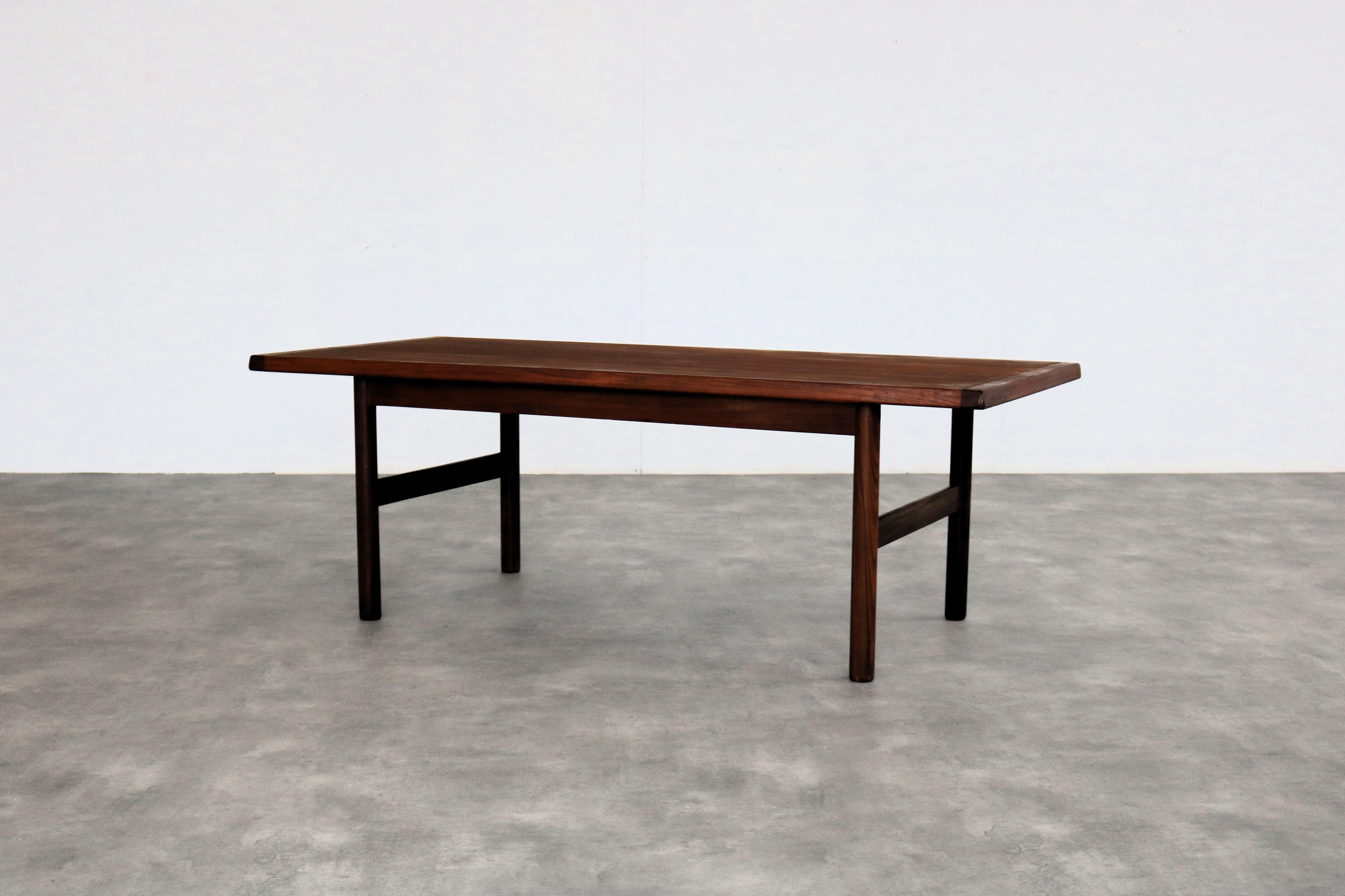 vintage coffee table | table | teak | 60s | Swedish

period | 60's
design | unknown | Sweden
condition | good | light signs of use
size | 56 x 157 x 72 (hxwxd)

details | teak;

article number | 2249