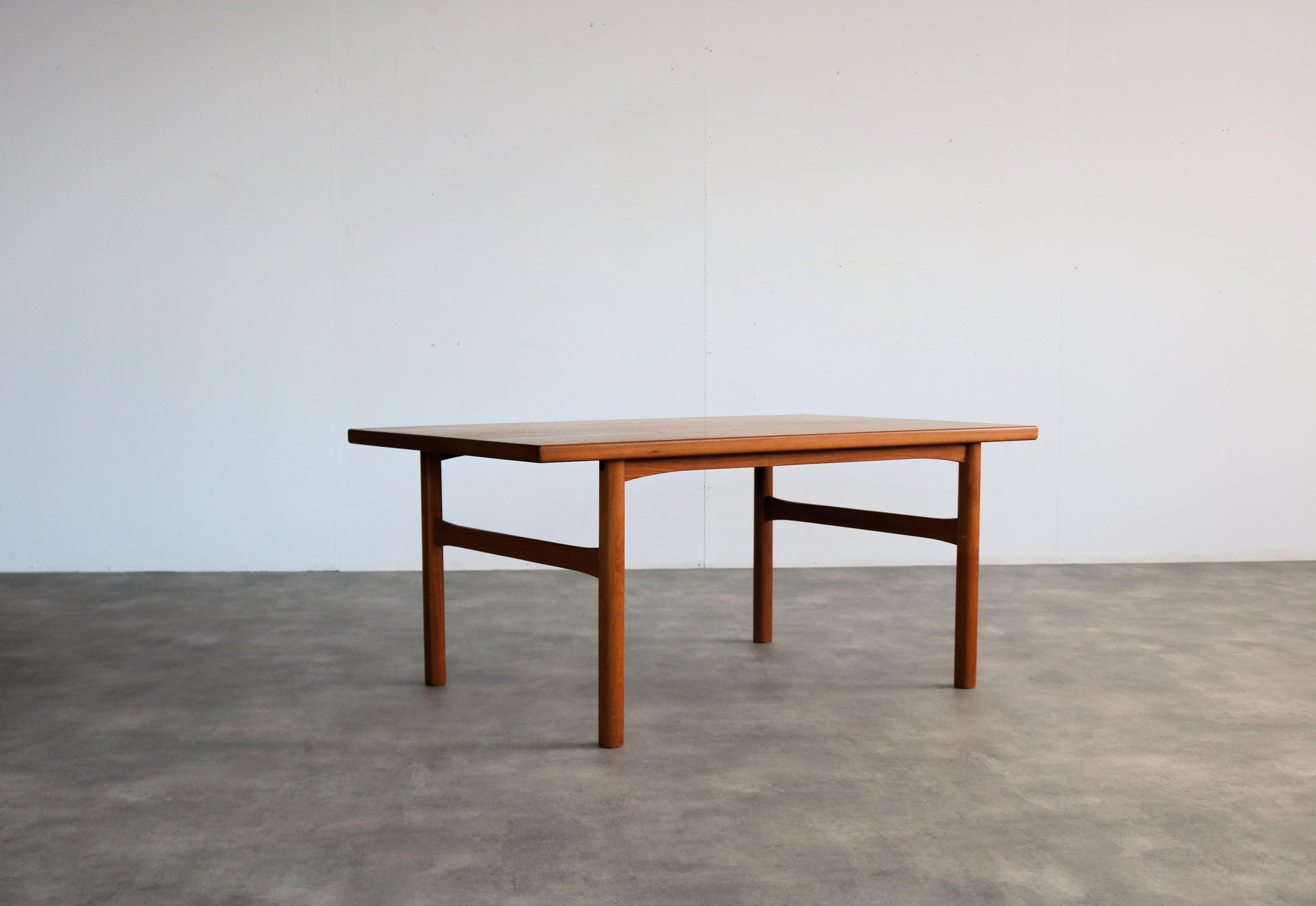 vintage coffee table | teak | 60s | Sweden

period | 60's
design | unknown | Sweden
condition | good | light signs of use
size | 56 x 130 x 77 (hxwxd)

details | teak;

article number | 2235
