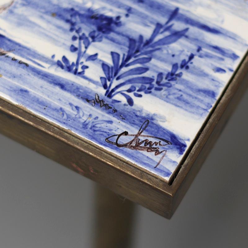 Fait main Vintage Coffee Table with Inlaid Top, 1960s en vente