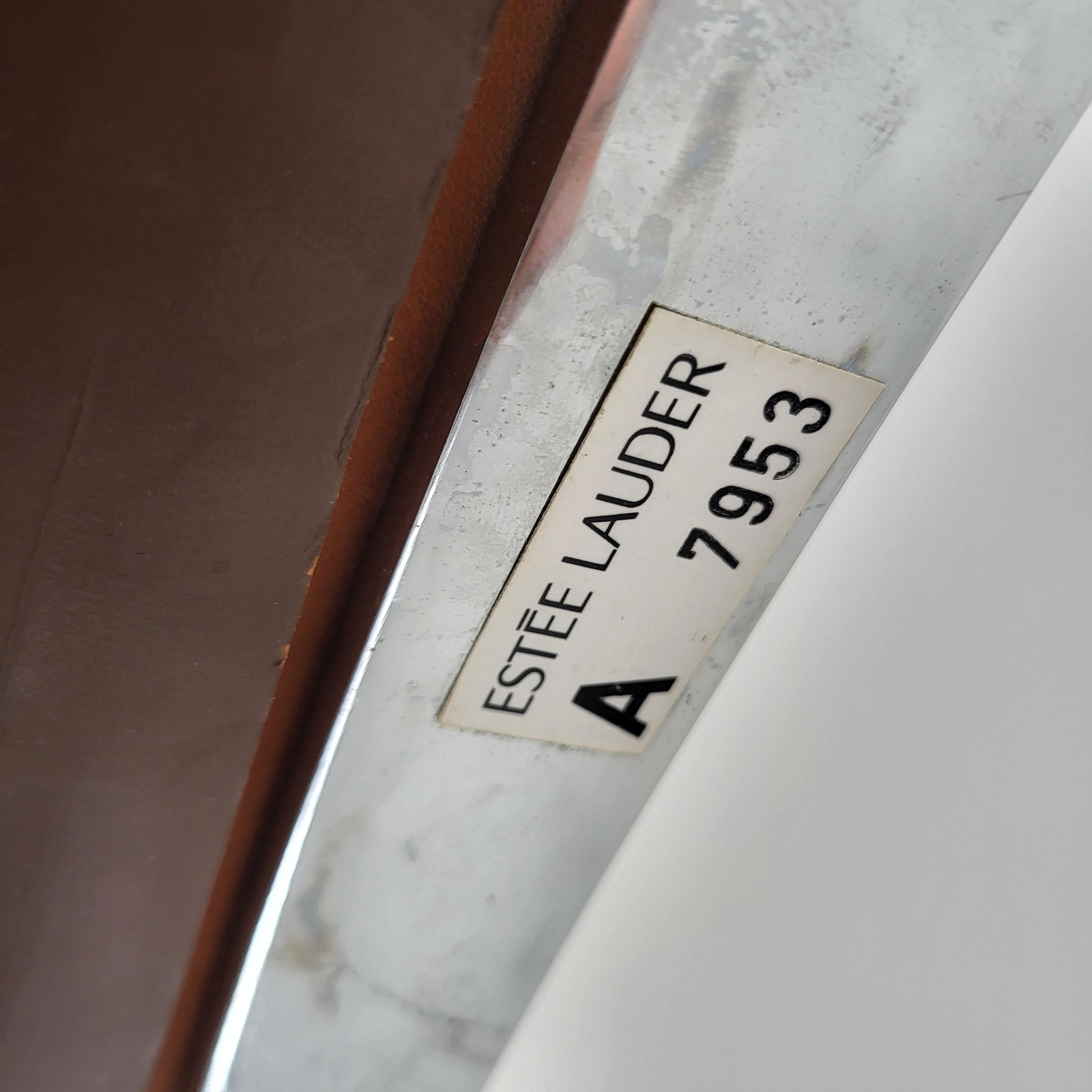 Vintage Cognac Silla Barcelona de Mies van der Rohe Knoll Años 70 Ex Estée Lauder en venta 2