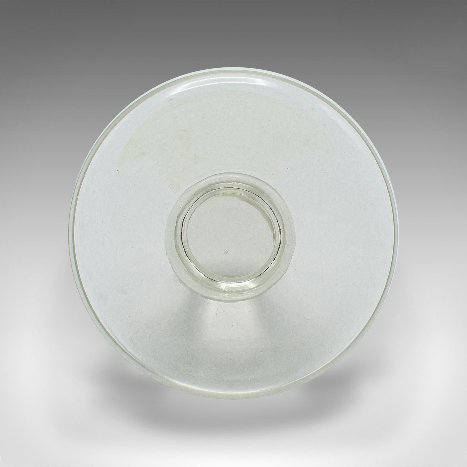 Vintage Cognac Decanter, English, Glass, Spirit Vessel, Mid Century, Circa 1950 For Sale 5