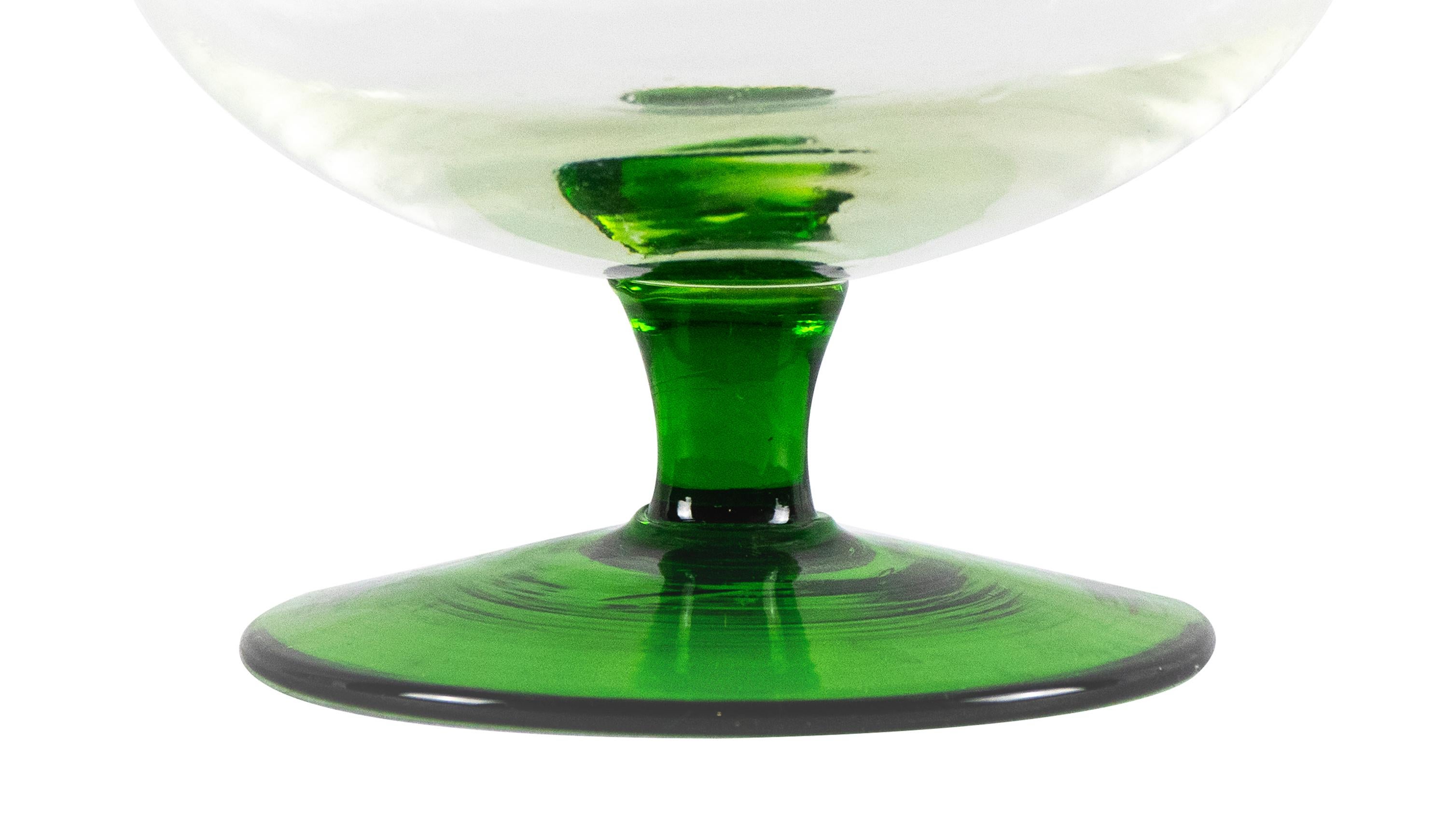 Cognacfarbenes Glas, 1970er Jahre im Zustand „Gut“ im Angebot in Roma, IT
