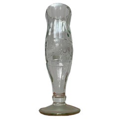 Bicchiere d'epoca per bottiglie di Coca-Cola