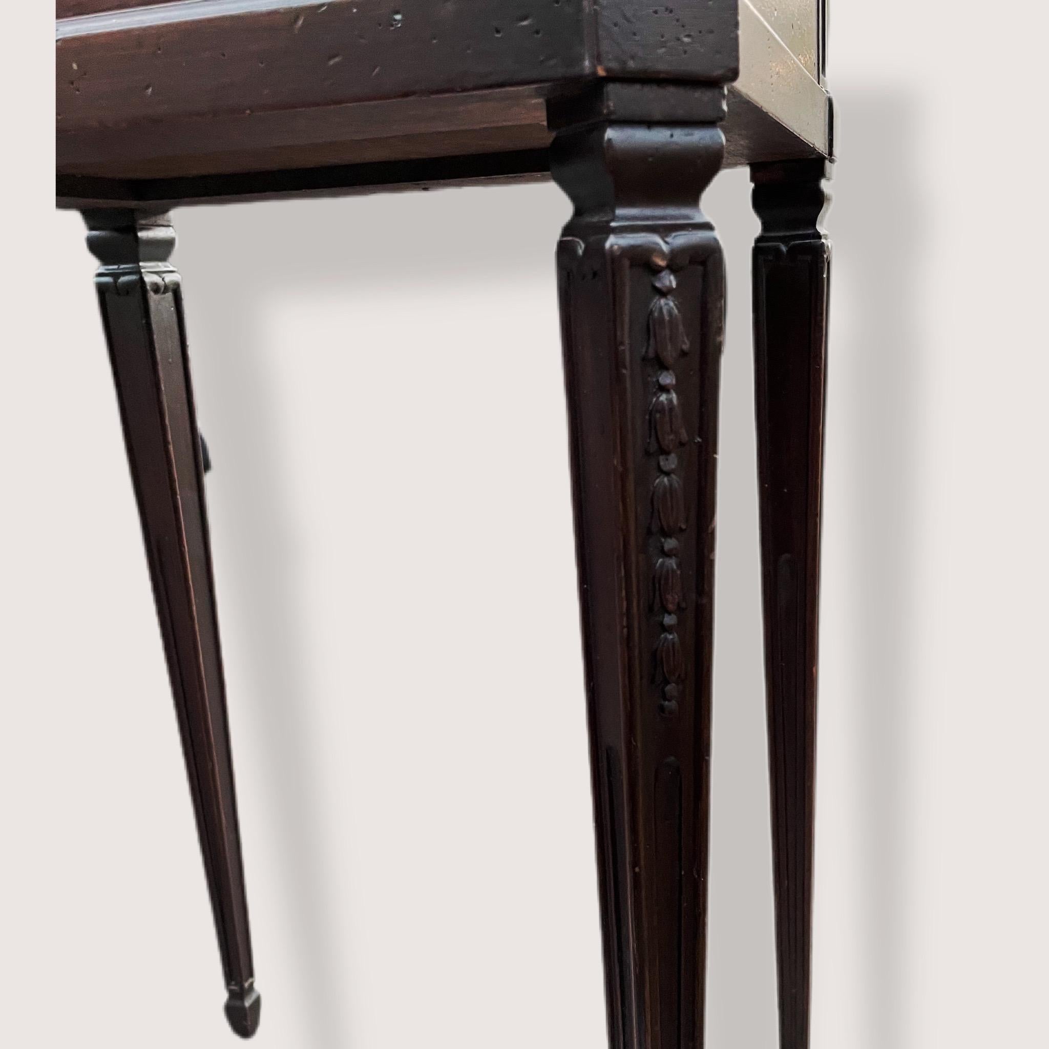 American Vintage Colby’s and Son Sheraton Mahogany Side Table