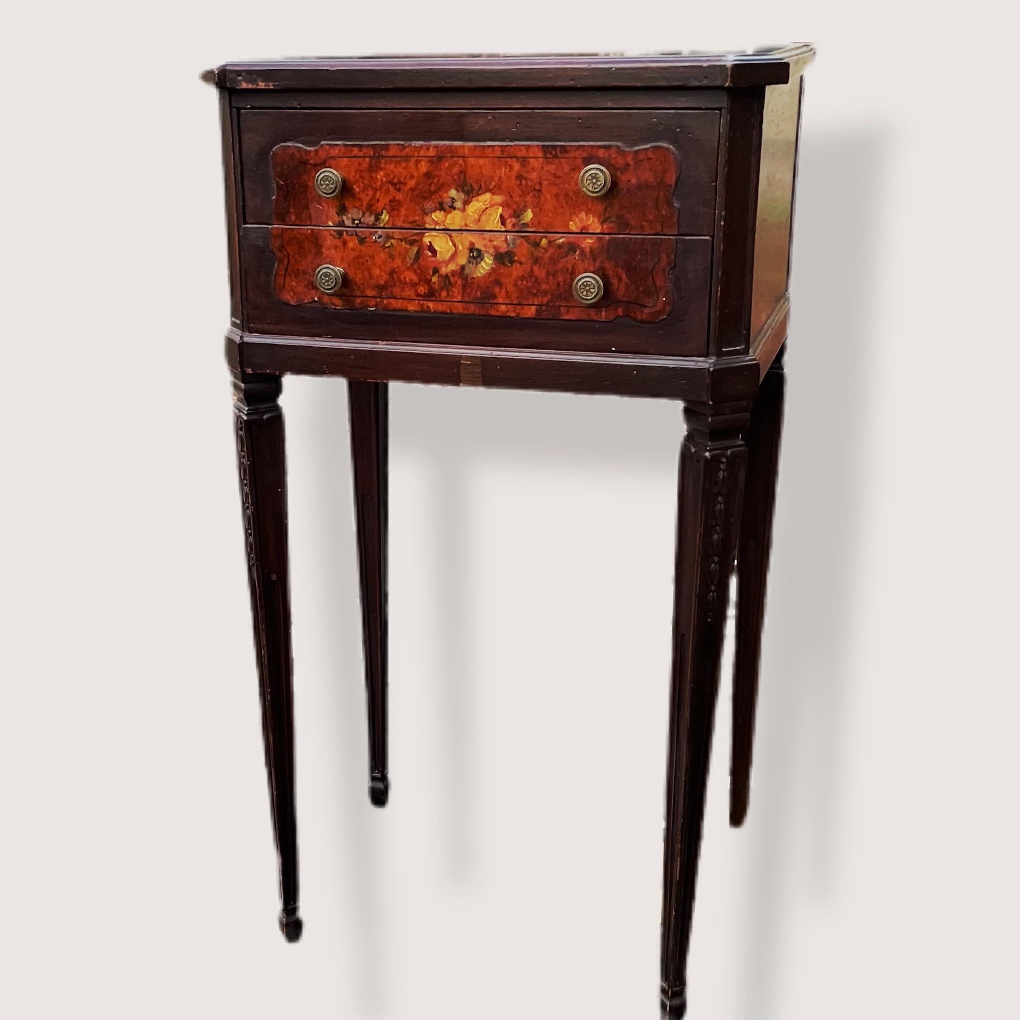 20th Century Vintage Colby’s and Son Sheraton Mahogany Side Table