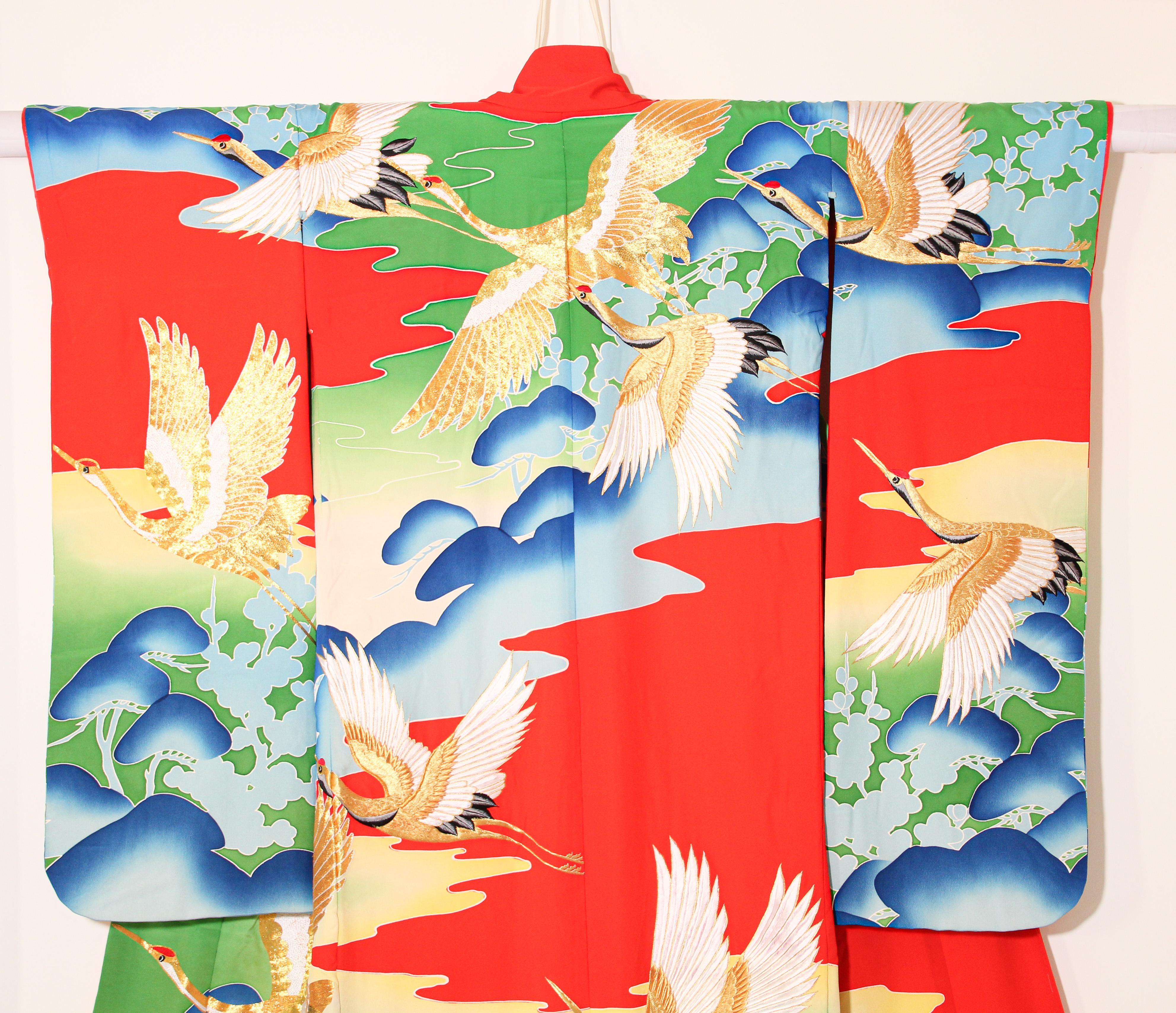 Vintage Collectable Japanese Ceremonial Kimono 11