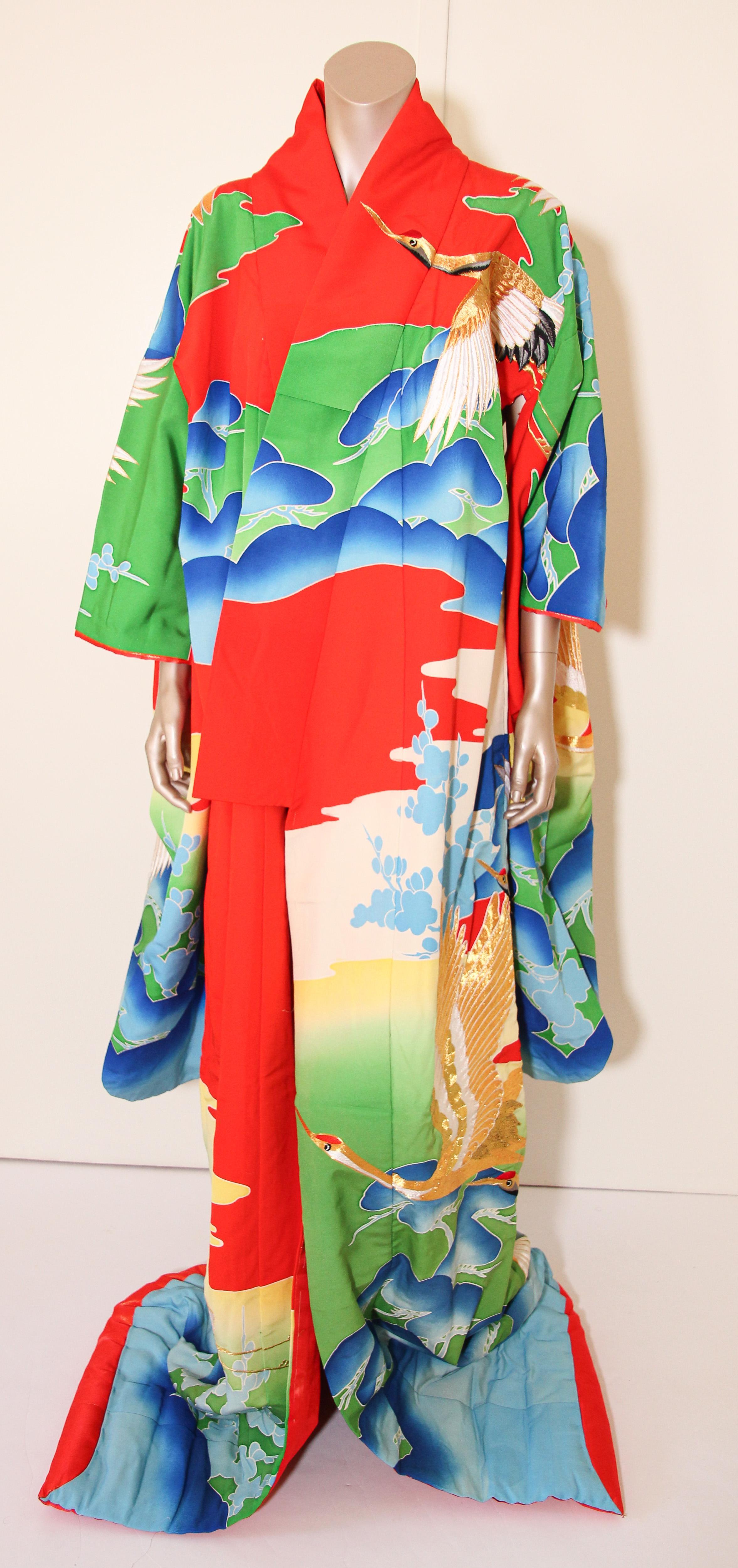 Vintage Collectable Japanese Ceremonial Kimono 2