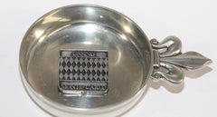Vintage Collectible Casino Monte Carlo Wine Tester in Pewter