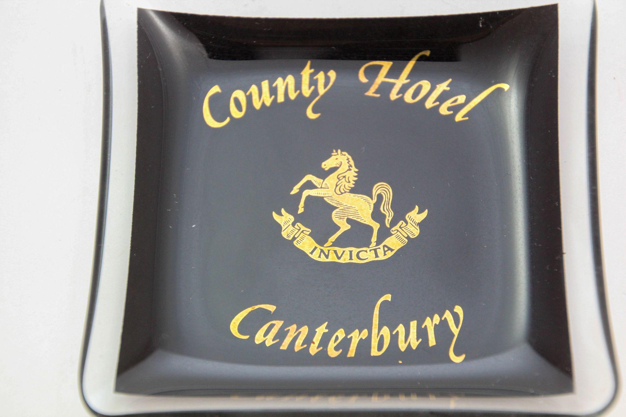 20th Century Vintage Collectible Dish County Hotel Canterbury England 1960s For Sale