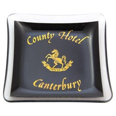 Vintage Sammlerschale County Hotel Canterbury England 1960er Jahre