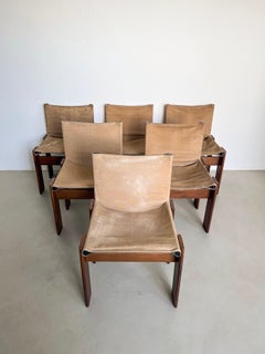Vintage, Collectible, Rare Italian Monk Dining Chairs by Afra & Tobia Scarpa