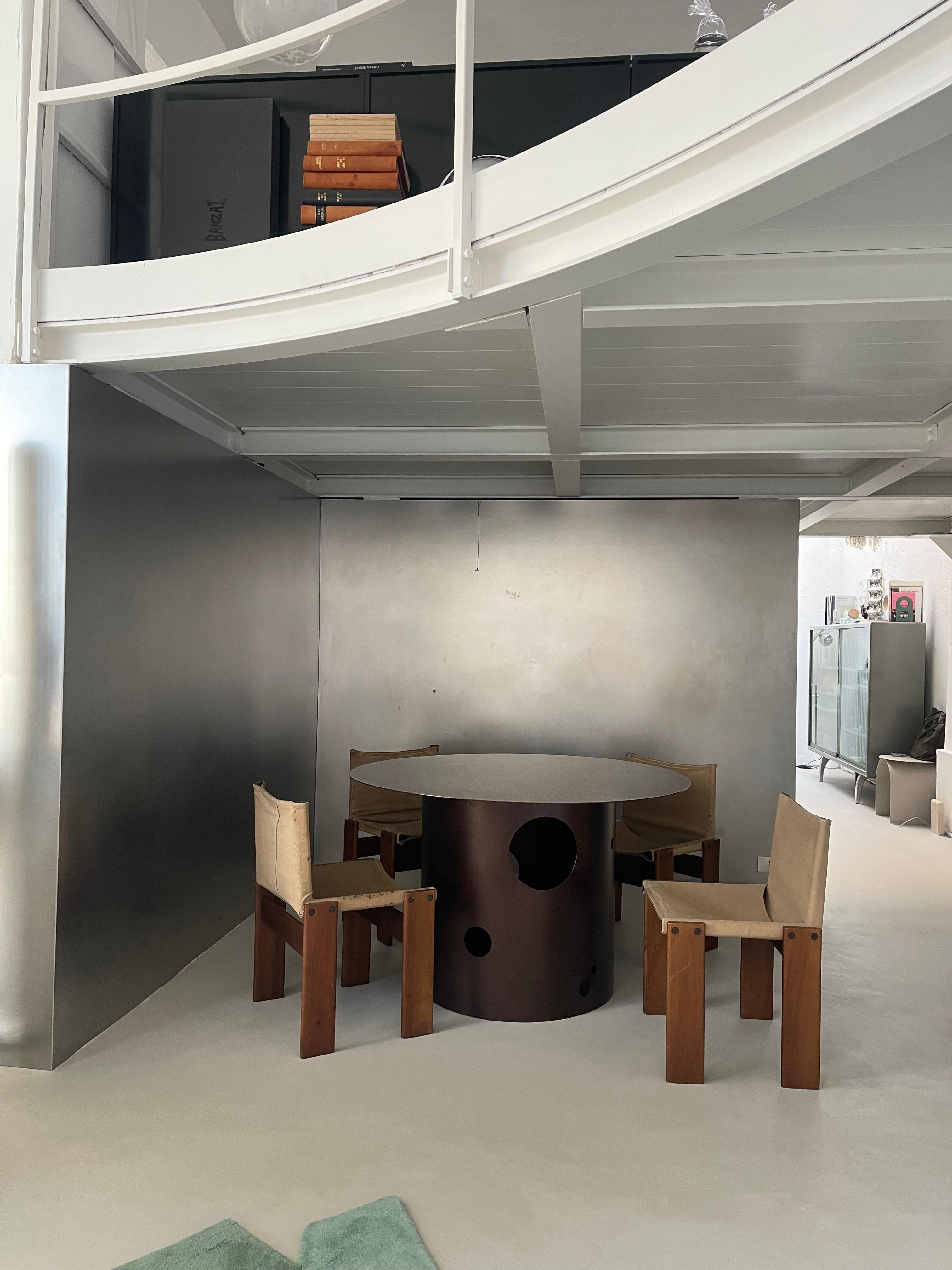 Modern Vintage, Collectible, Rare Italian Monk Dining Chairs by Afra & Tobia Scarpa For Sale
