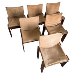 Vintage, Collectible, Rare Italian Monk Dining Chairs by Afra & Tobia Scarpa