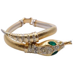 Vintage Collectible Snake Bracelet Coro 1940s