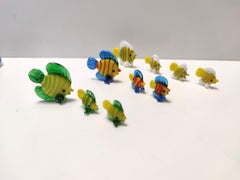 Vintage Collection of 47 Murano Glass Miniature Animals, Italy