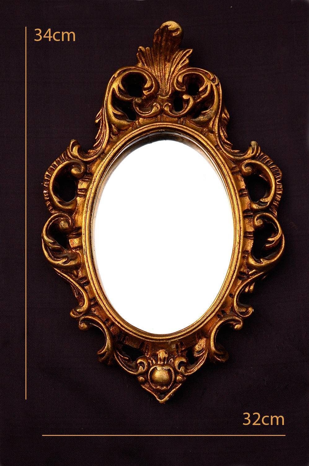 Belgian Vintage Collection of Florentine Style Mirrors, Set of 10 For Sale