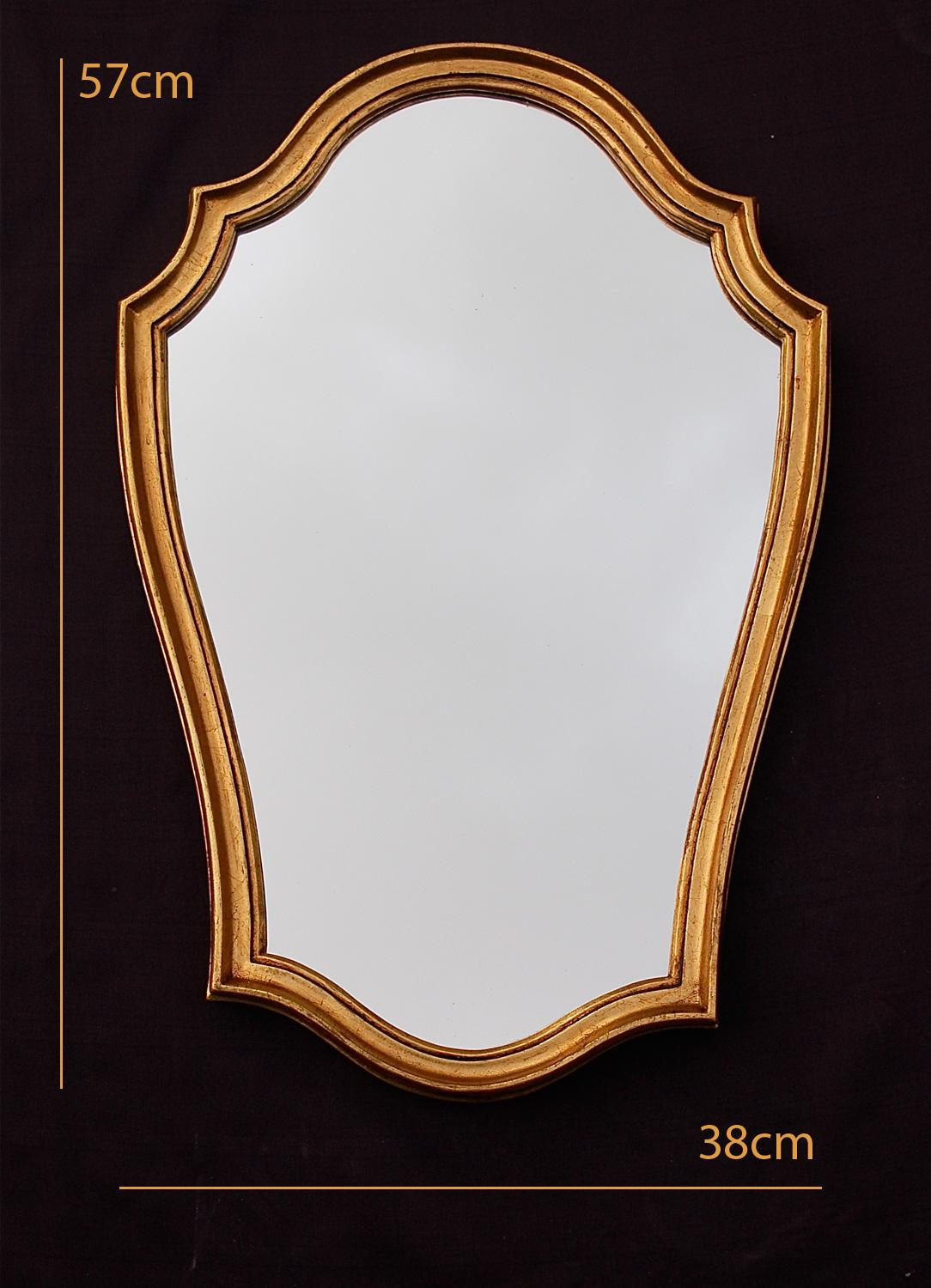 Plastic Vintage Collection of Florentine Style Mirrors, Set of 10 For Sale