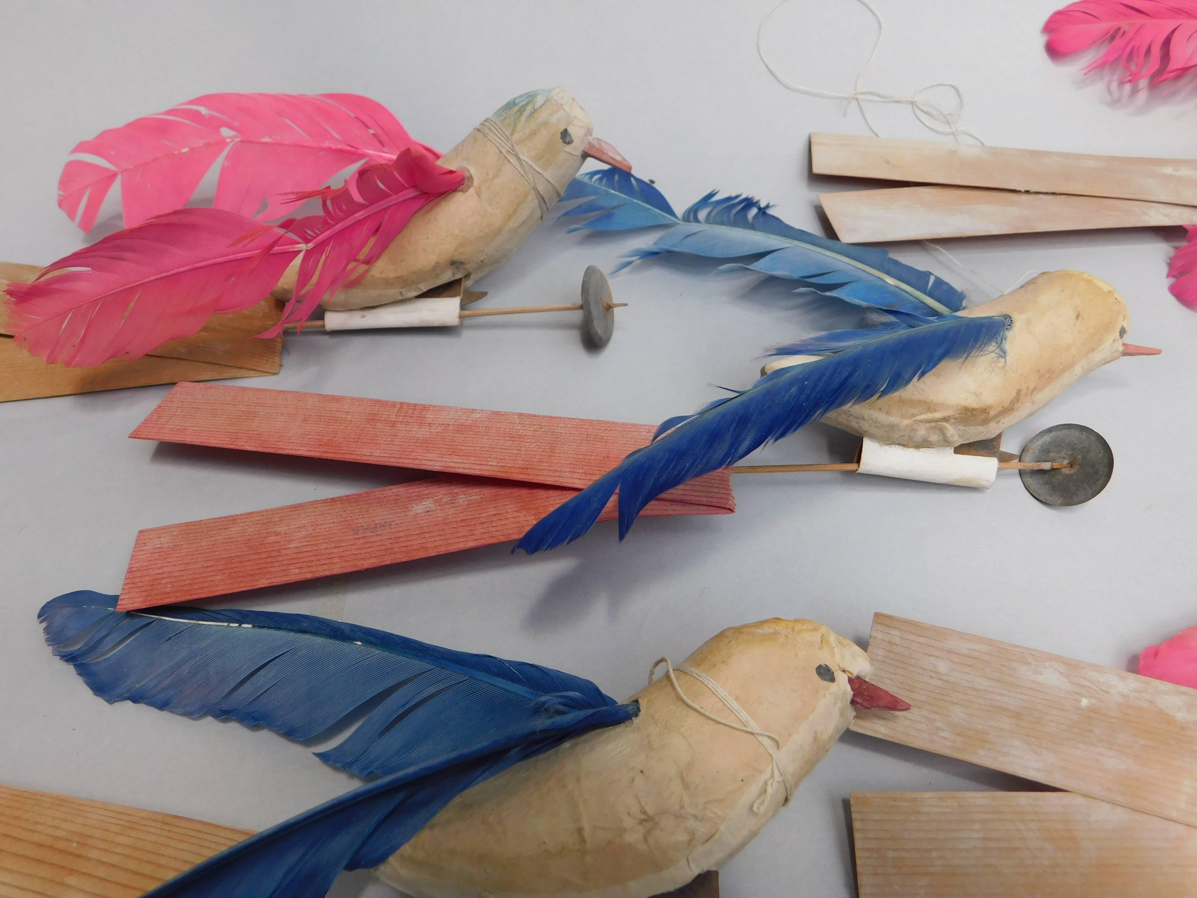 paper mache birds for sale