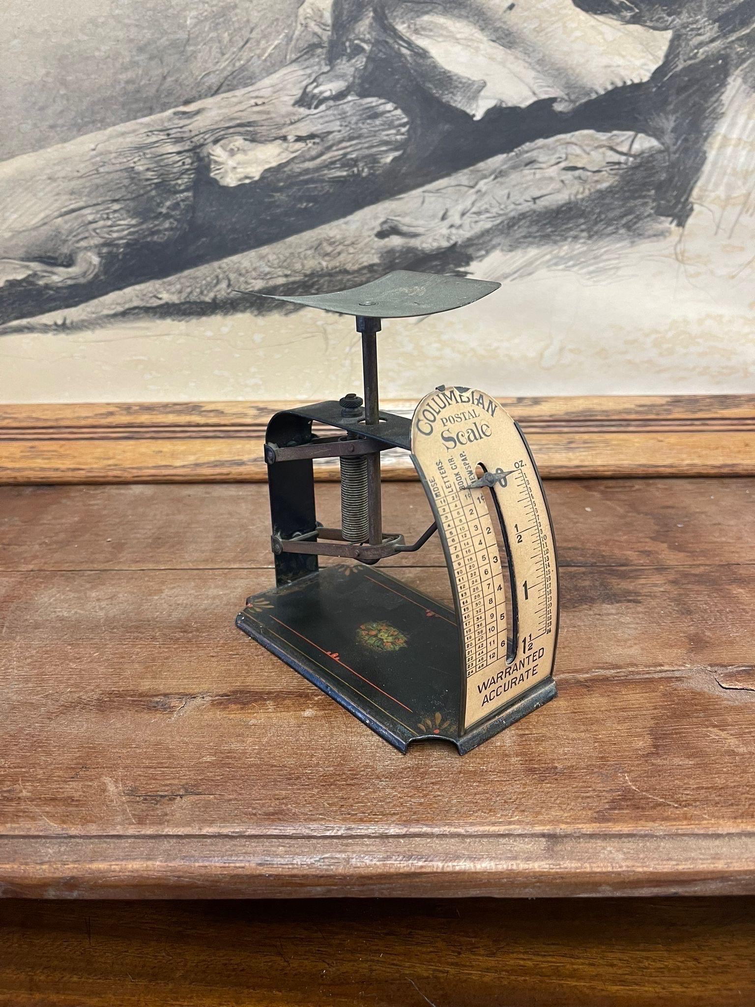 Vintage Colombian Postal Scale. In Good Condition For Sale In Seattle, WA