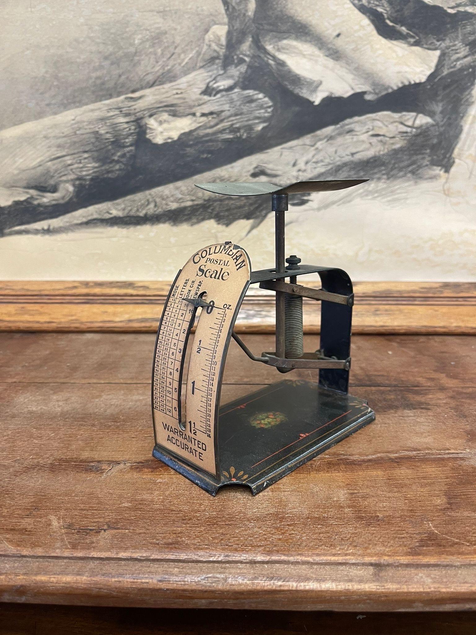 Late 20th Century Vintage Colombian Postal Scale. For Sale