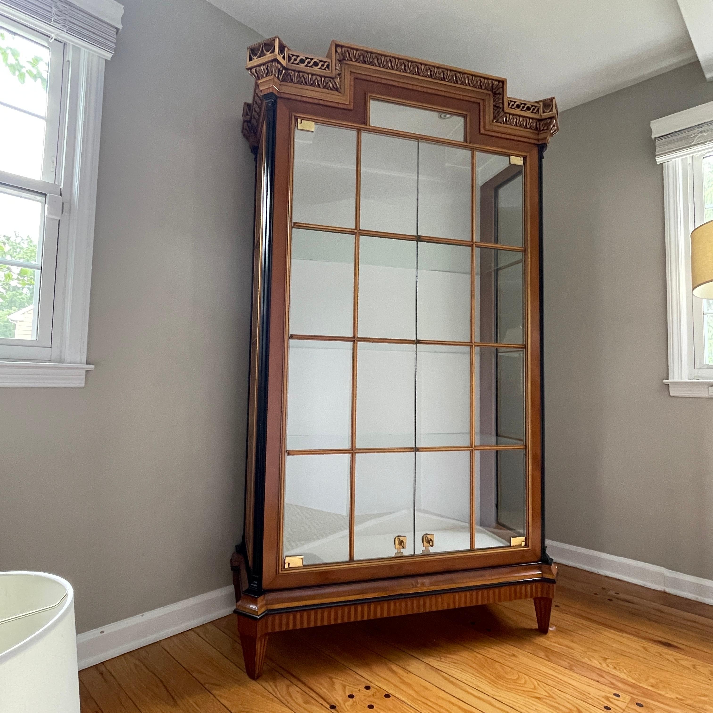 vintage vitrine cabinet