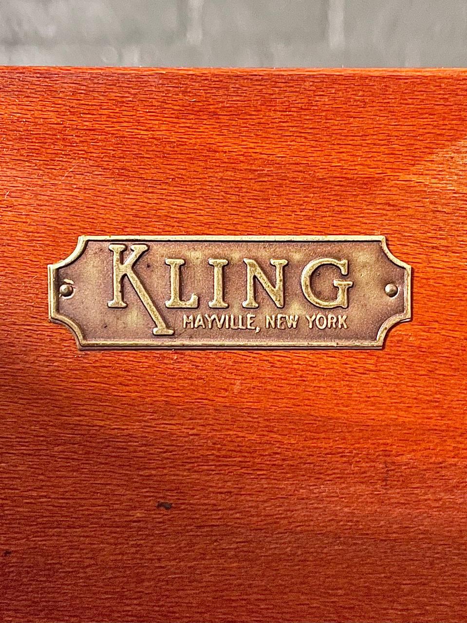 Vintage Colonial Revival Highboy Dresser by Kling Furniture im Angebot 4