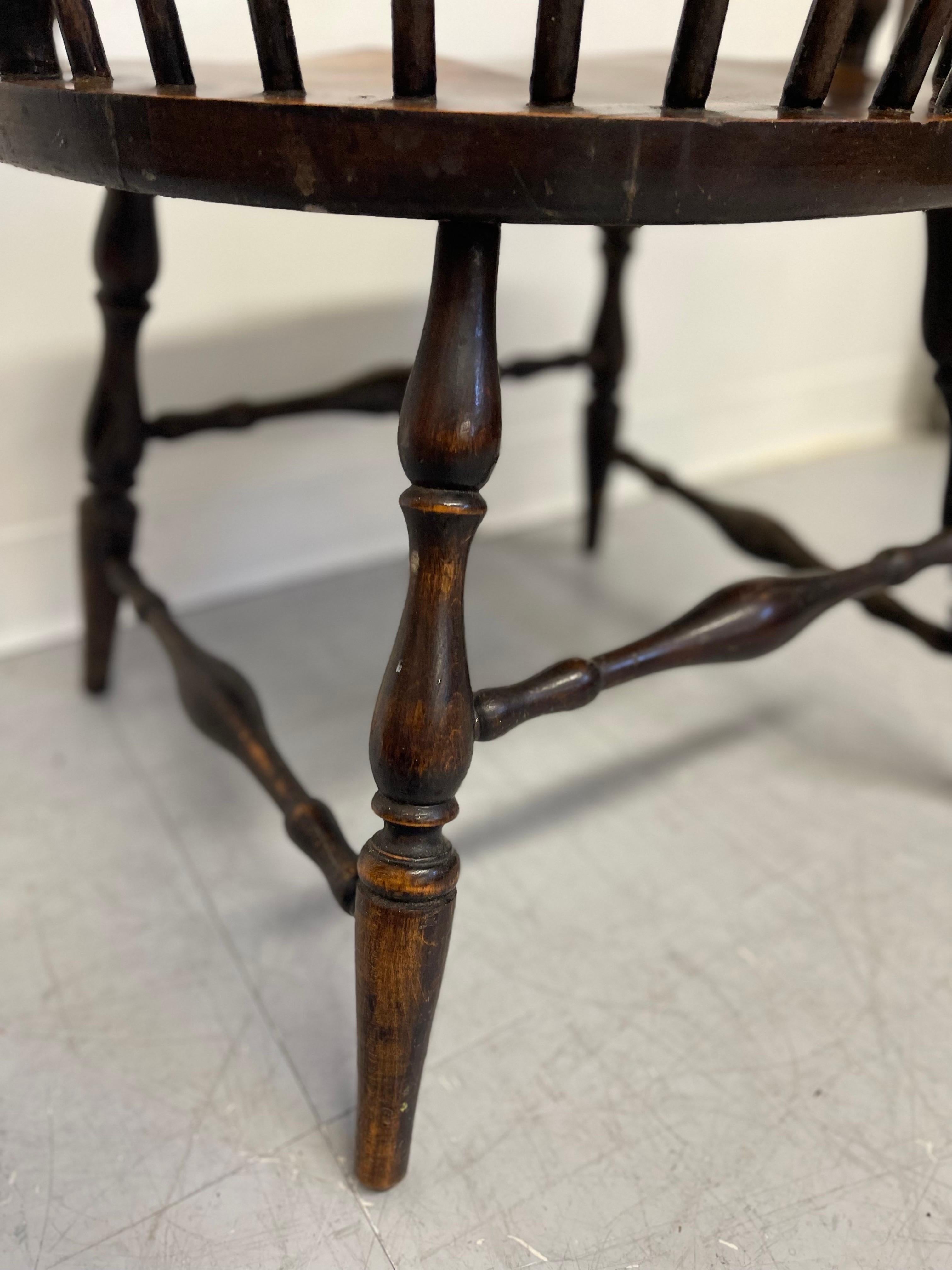 Vintage Colonial Style Pub Chair For Sale 4