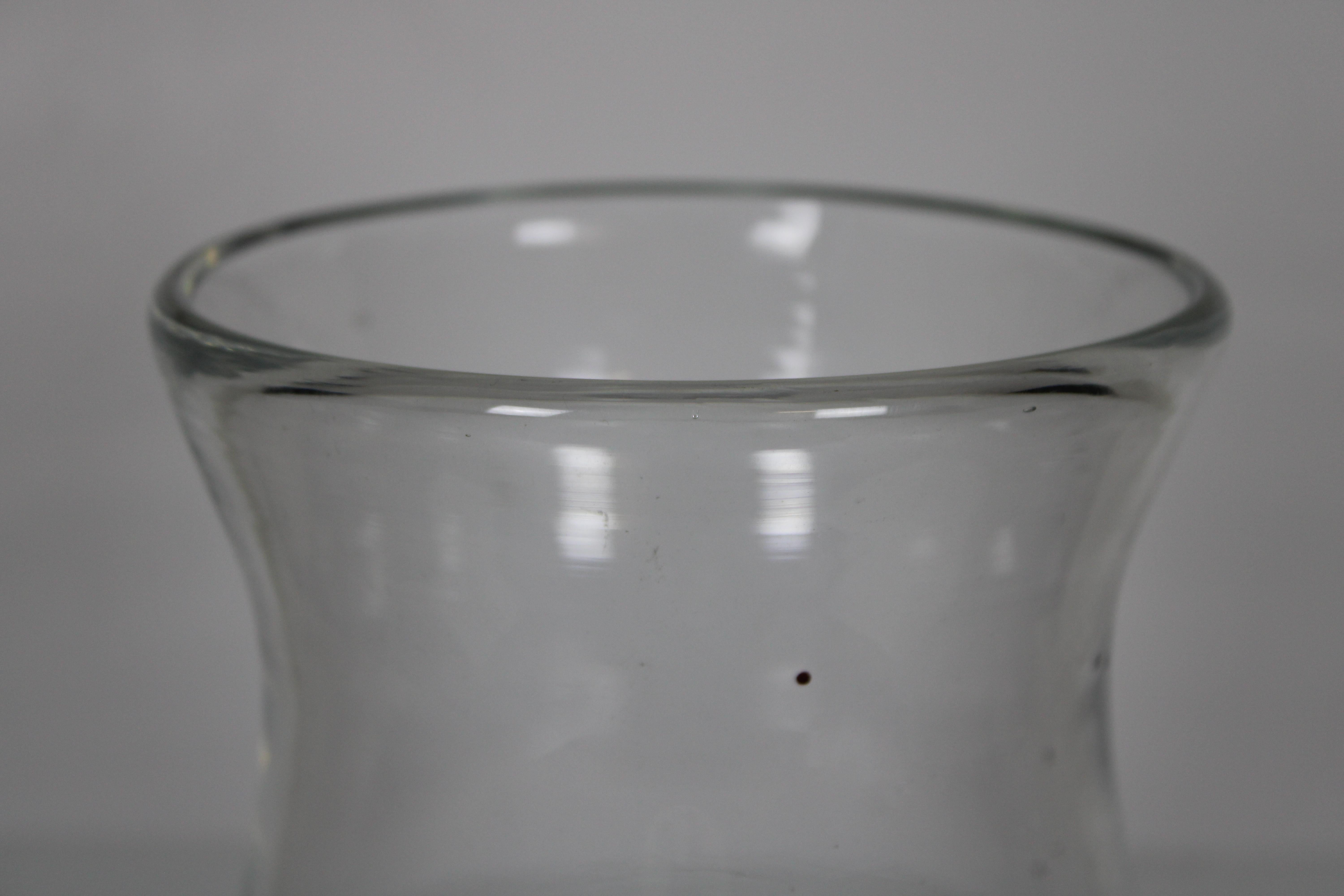 American Colonial Vintage Colonial Williamsburg Serpentine Glass Hurricane Candle Shade