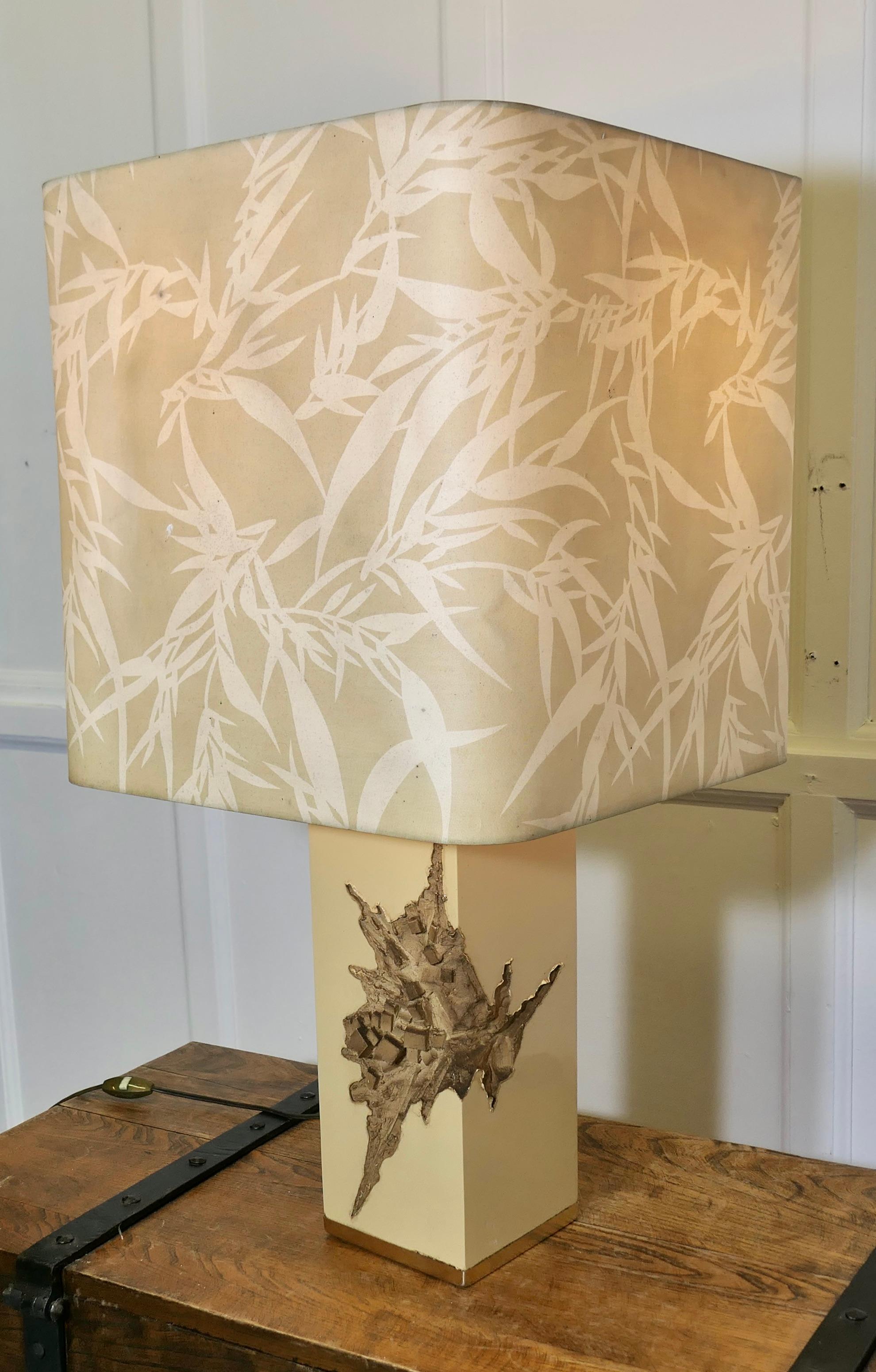 Colorado-Tischlampe im Vintage-Stil von Philippe Cheverny, 1970er Jahre (Harz) im Angebot