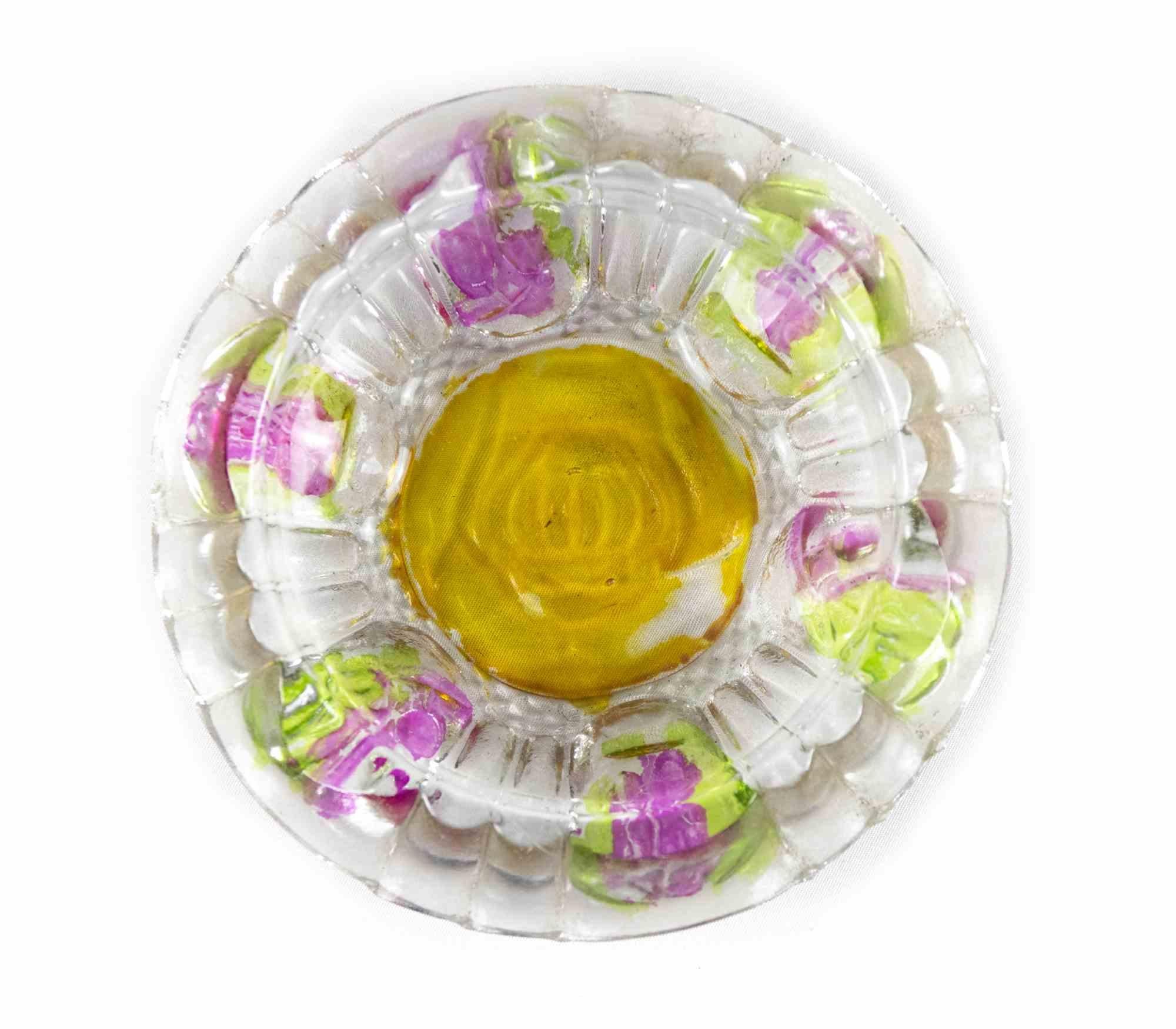 stained glass ashtray