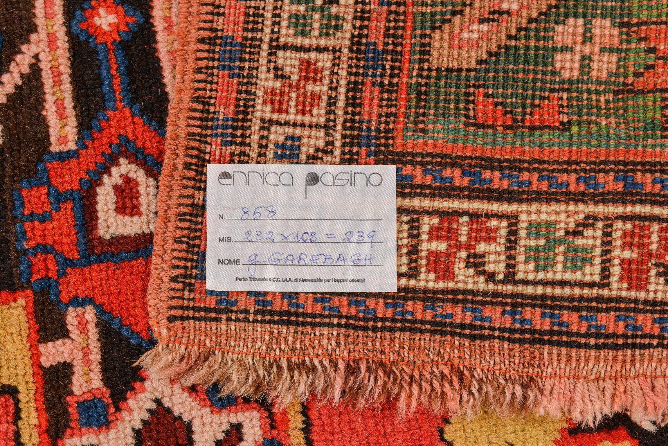  Kaukasischer Karabagh-Teppich im Vintage-Stil (Sonstiges) im Angebot