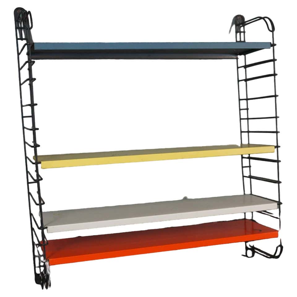 Nice vintage modular wall rack, Dutch Design For Sale at 1stDibs